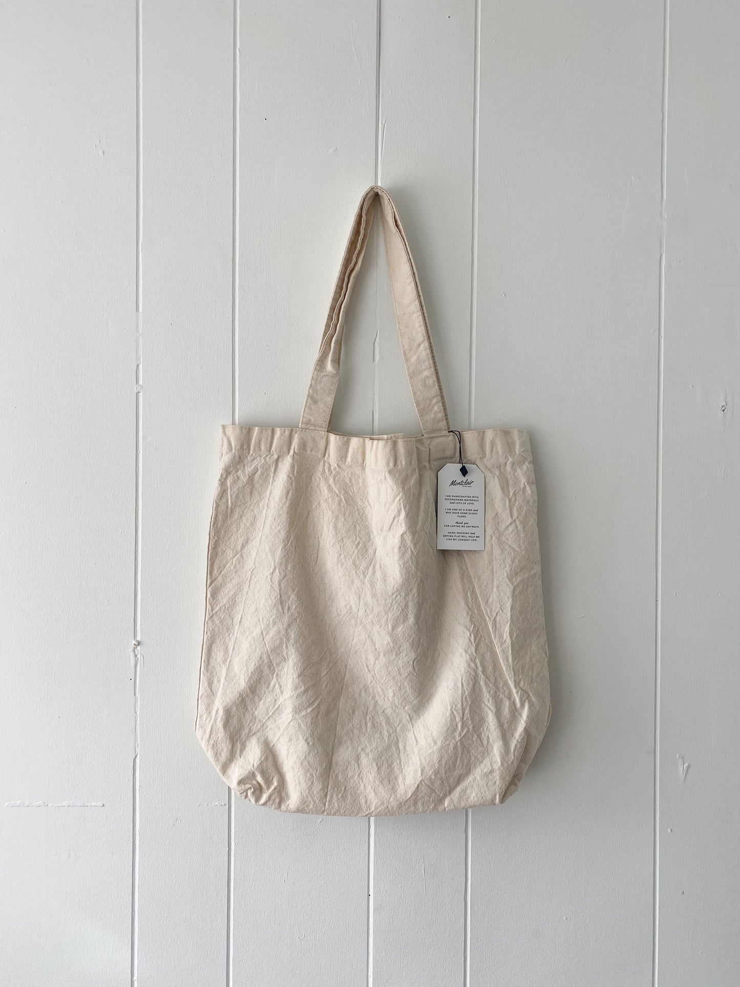 Upcycled Quilt Block Tote Bag