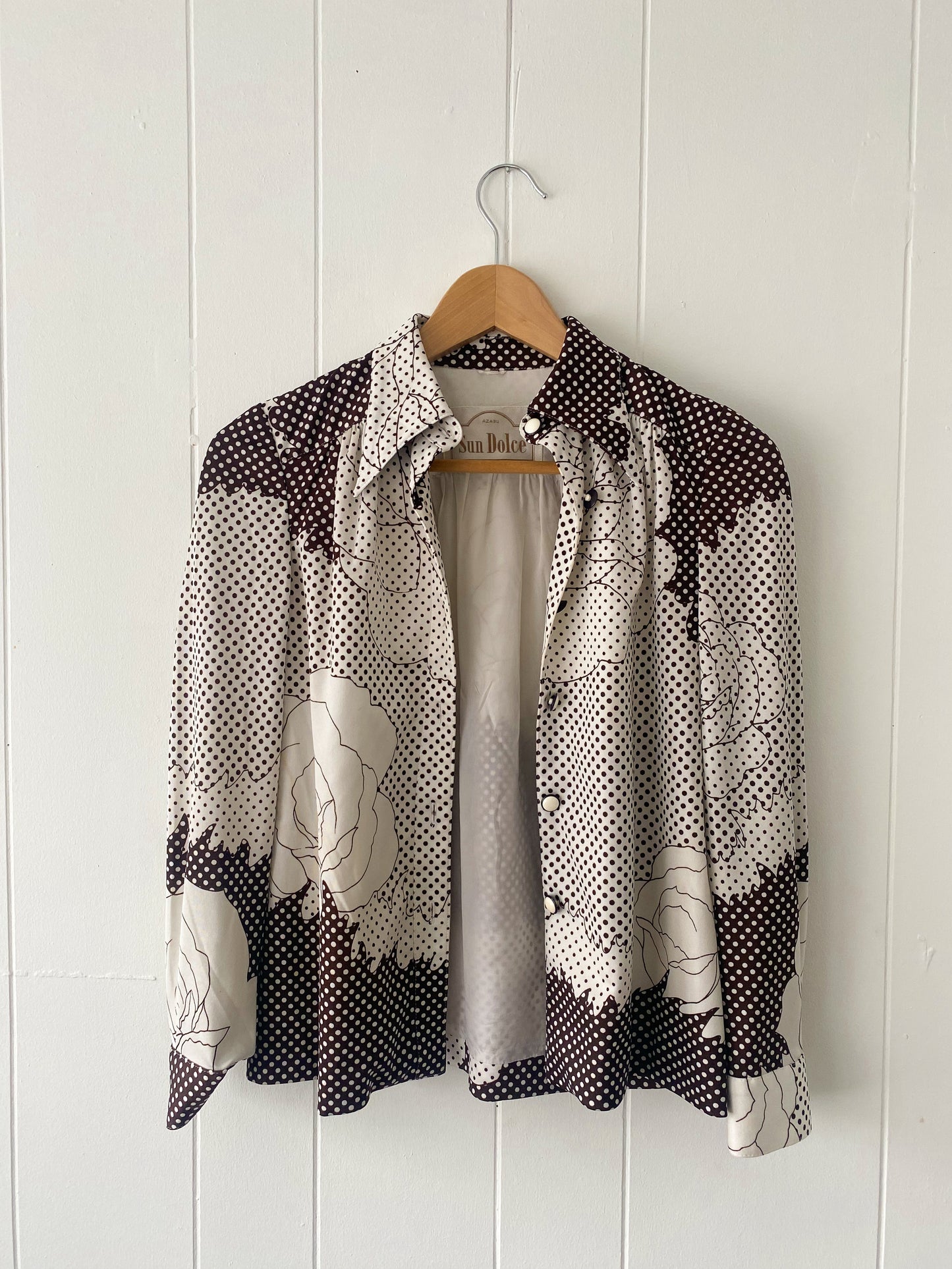 XS Vintage Western Style Blouse