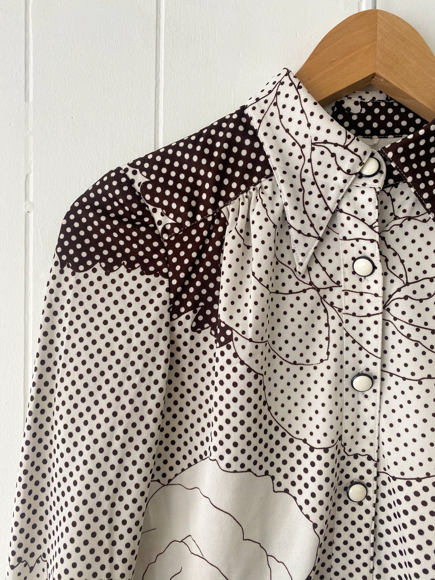 XS Vintage Western Style Blouse