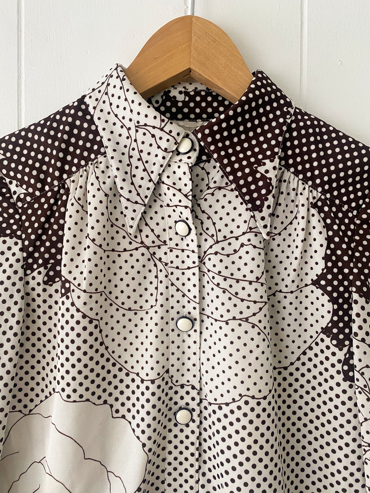 XS Vintage Western Style Blouse