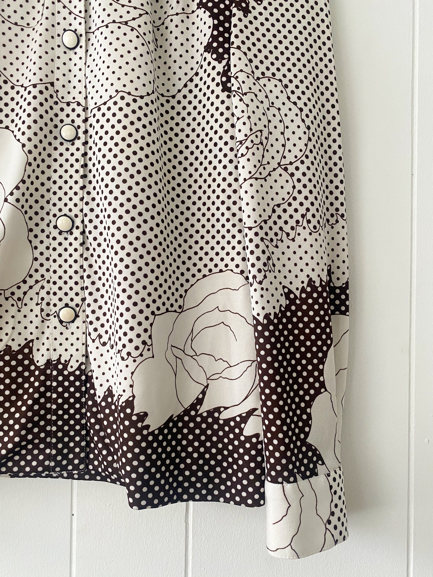 XS Vintage Western Style Blouse