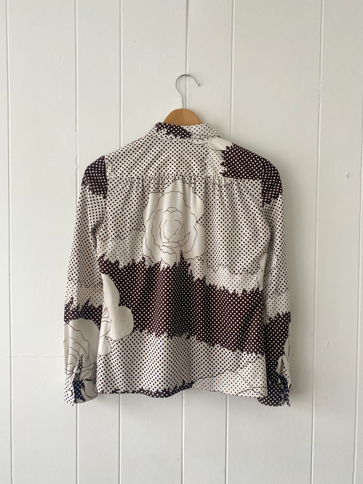 XS Vintage Western Style Blouse