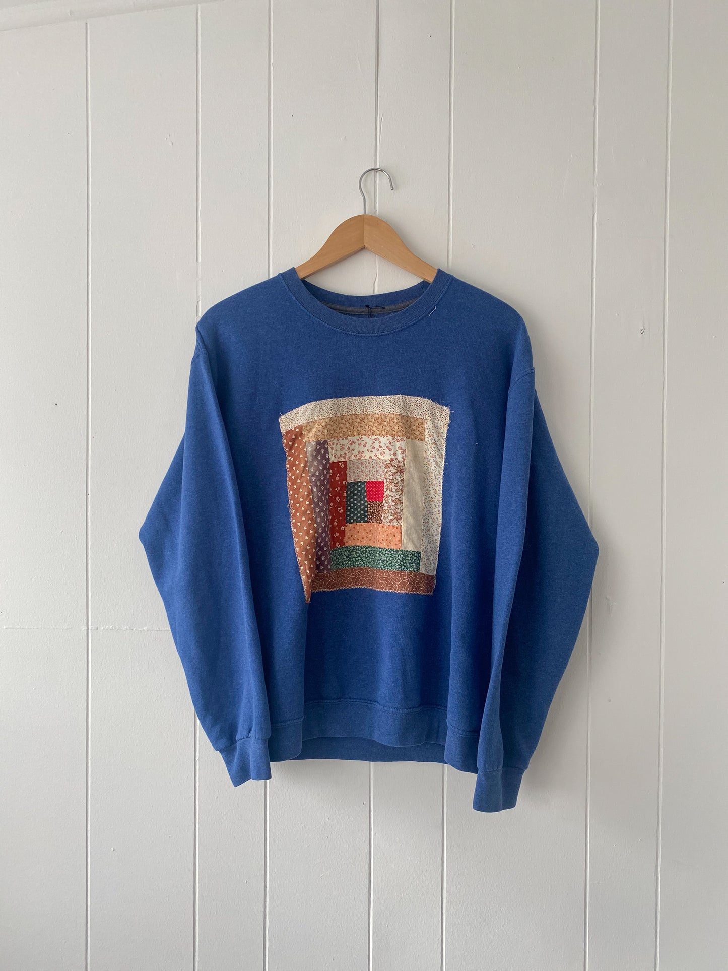 M Vintage Quilt Block Crewneck