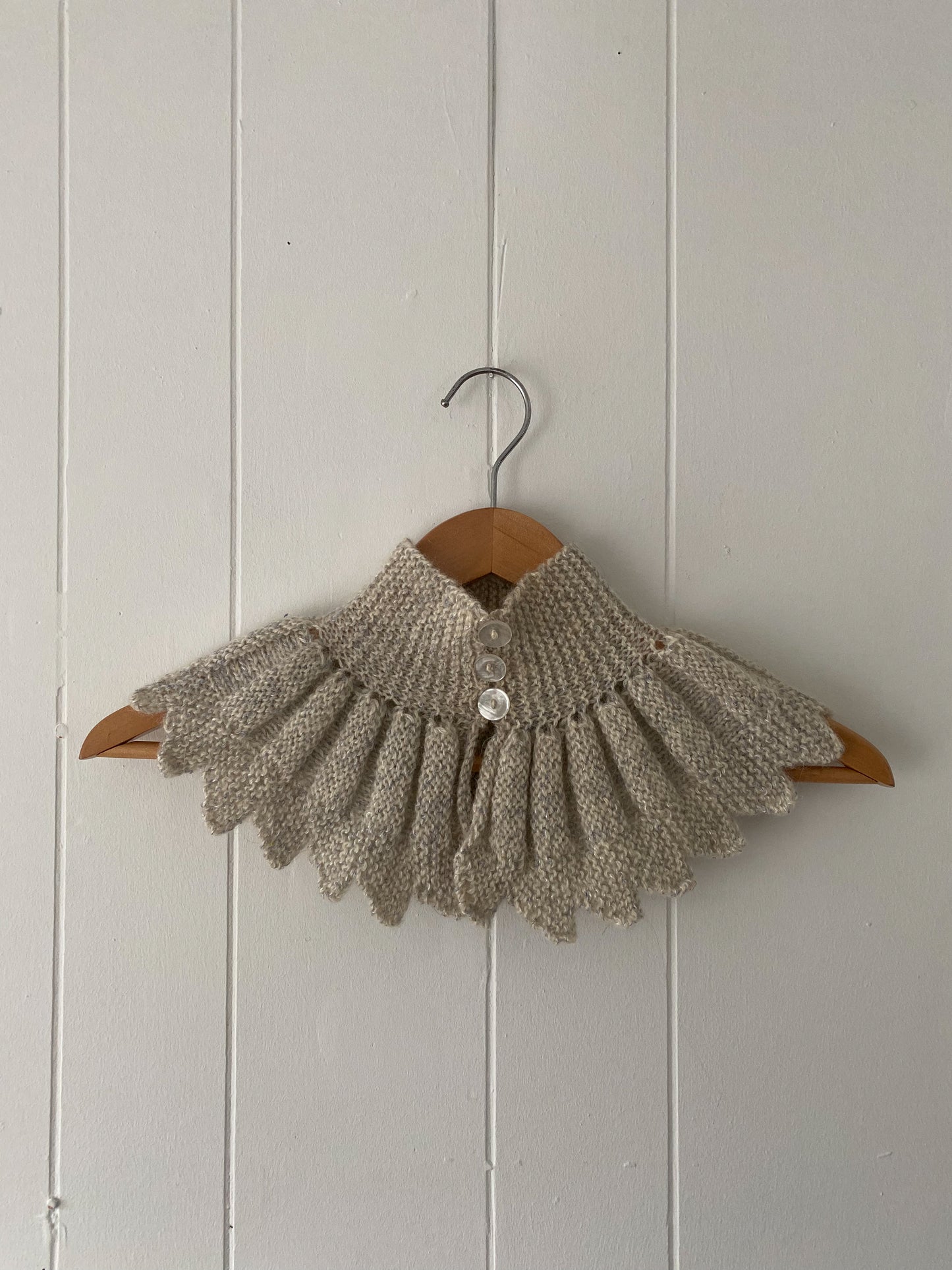 Vintage Knit Detachable Collar