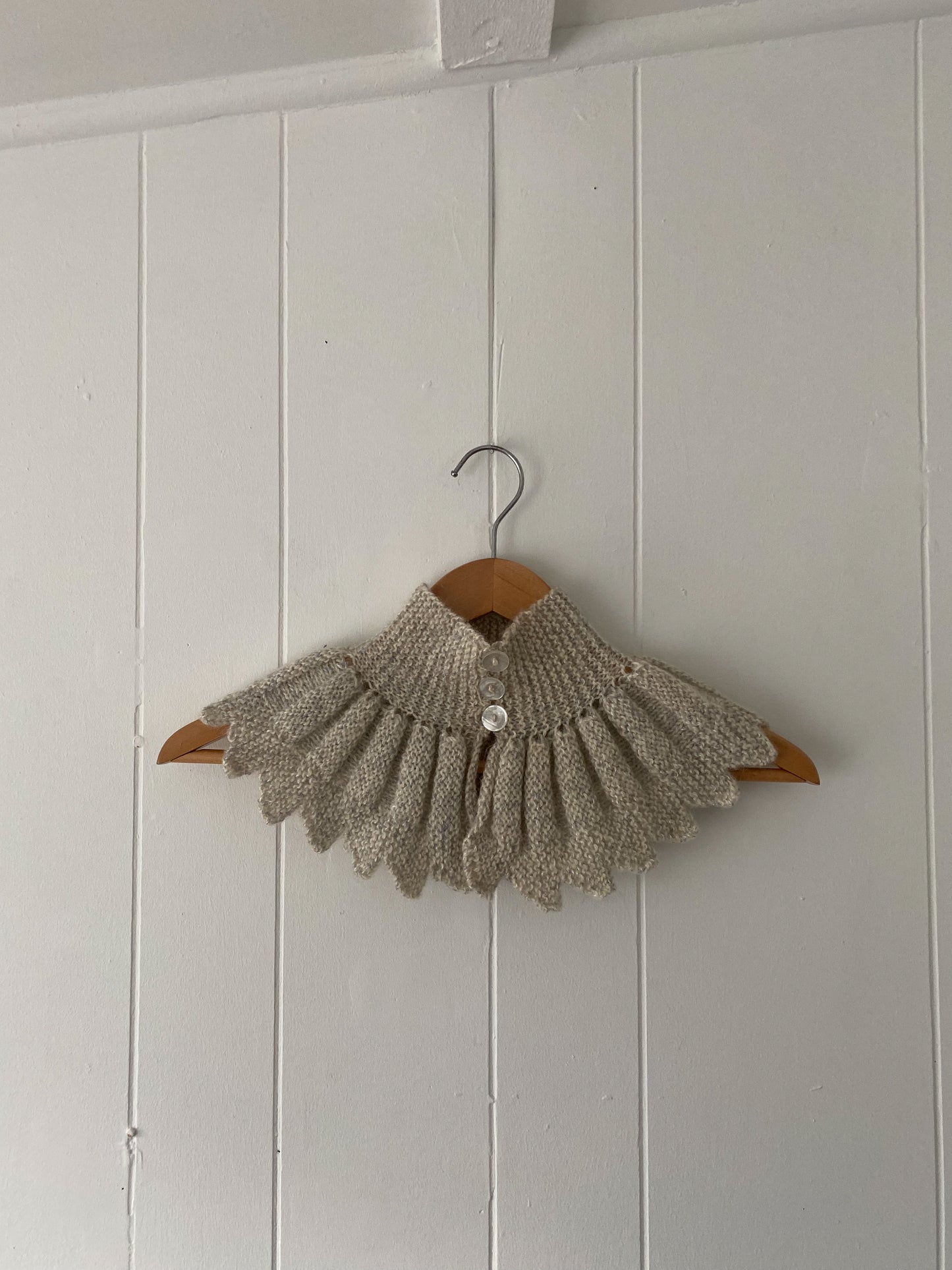 Vintage Knit Detachable Collar