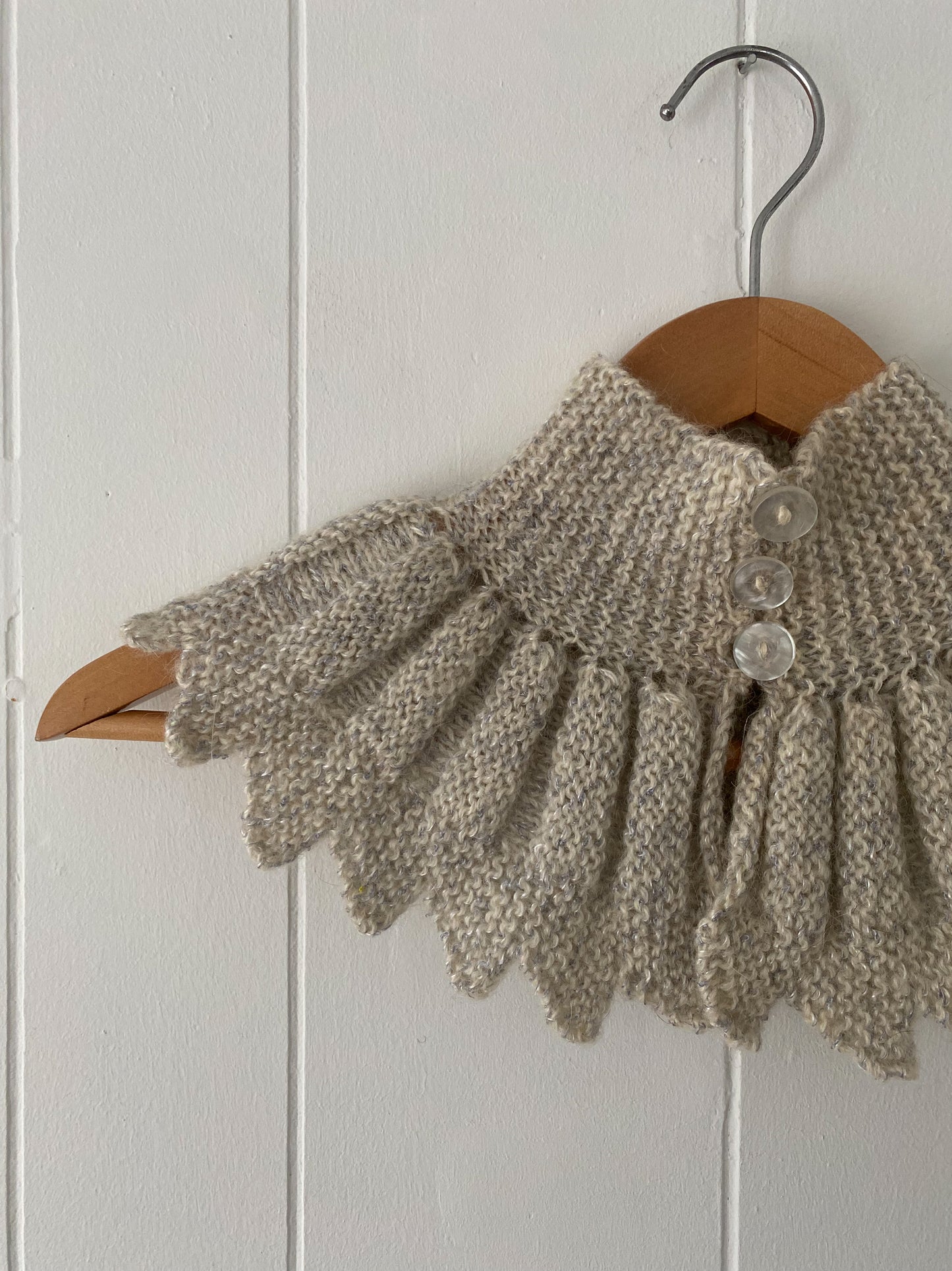 Vintage Knit Detachable Collar