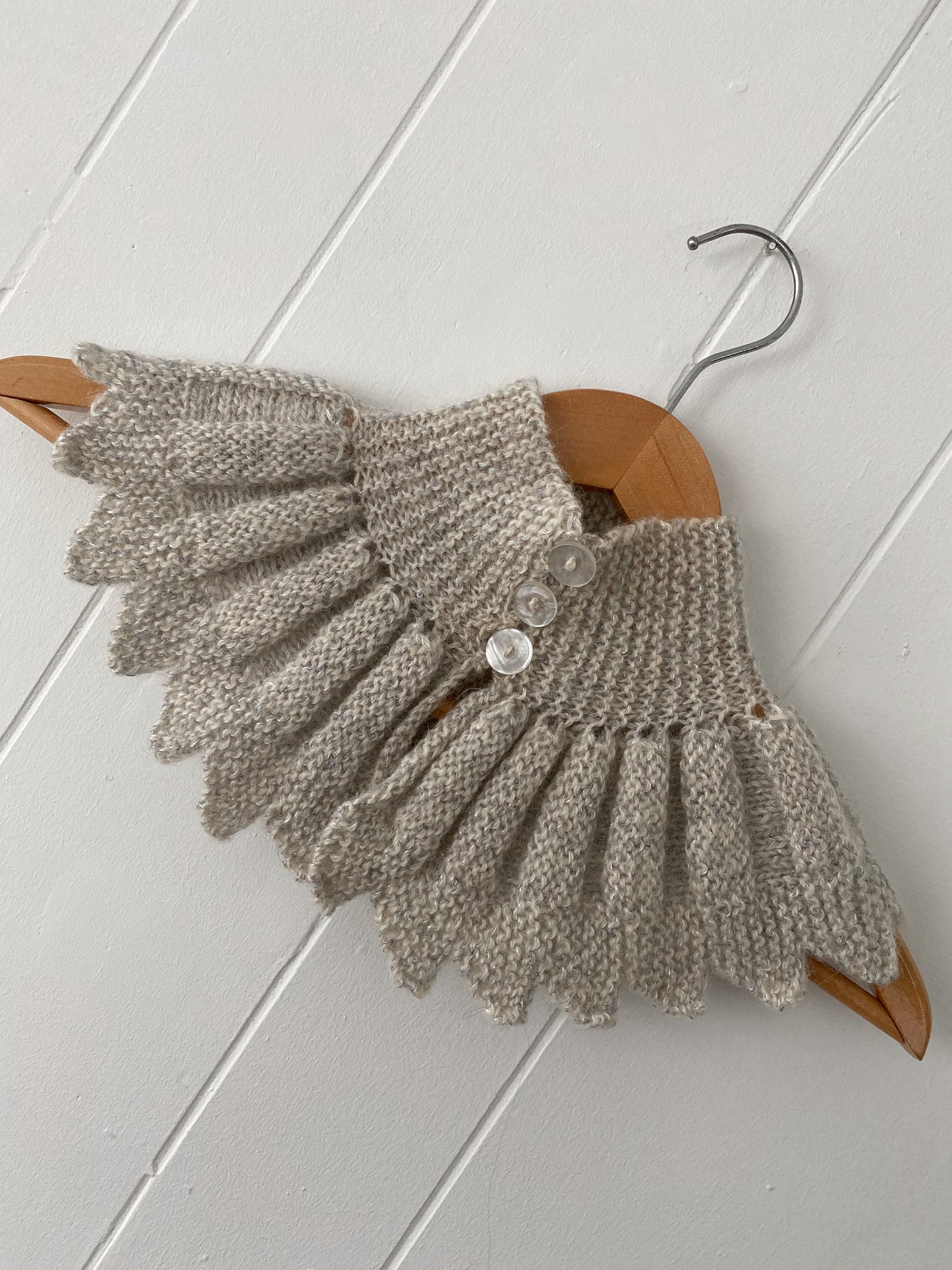 Vintage Knit Detachable Collar