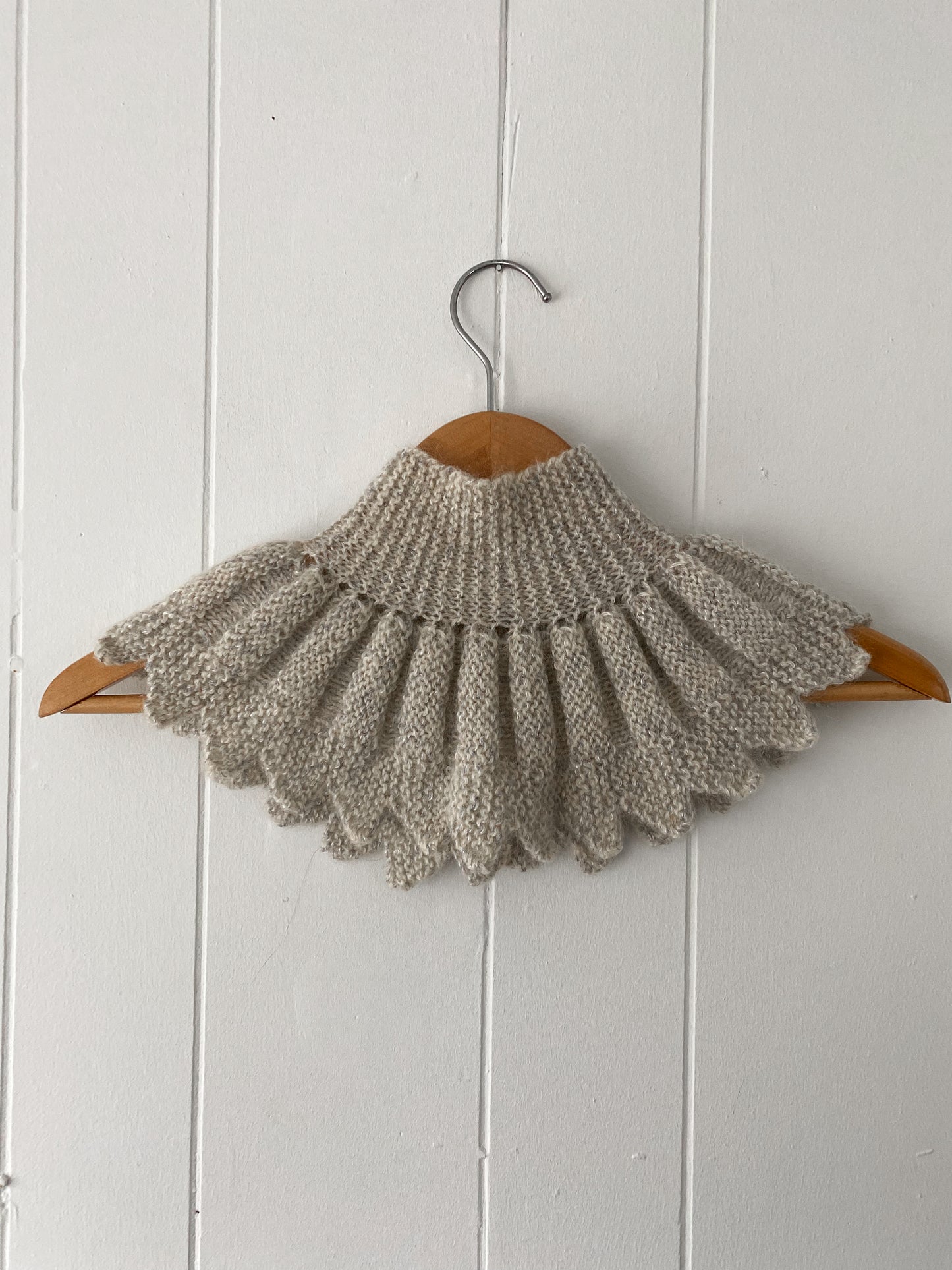 Vintage Knit Detachable Collar