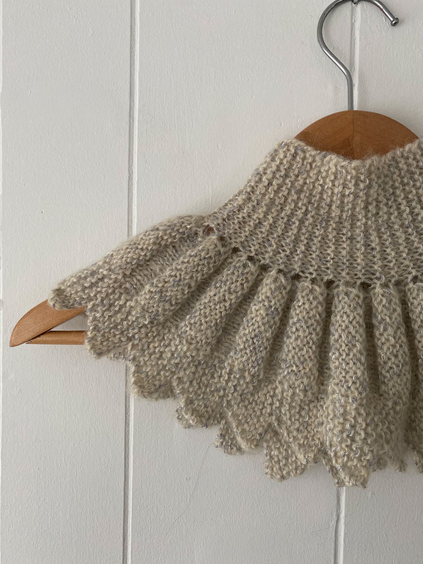 Vintage Knit Detachable Collar