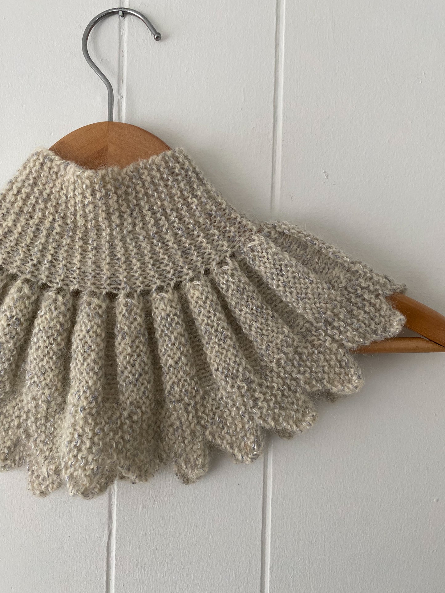 Vintage Knit Detachable Collar