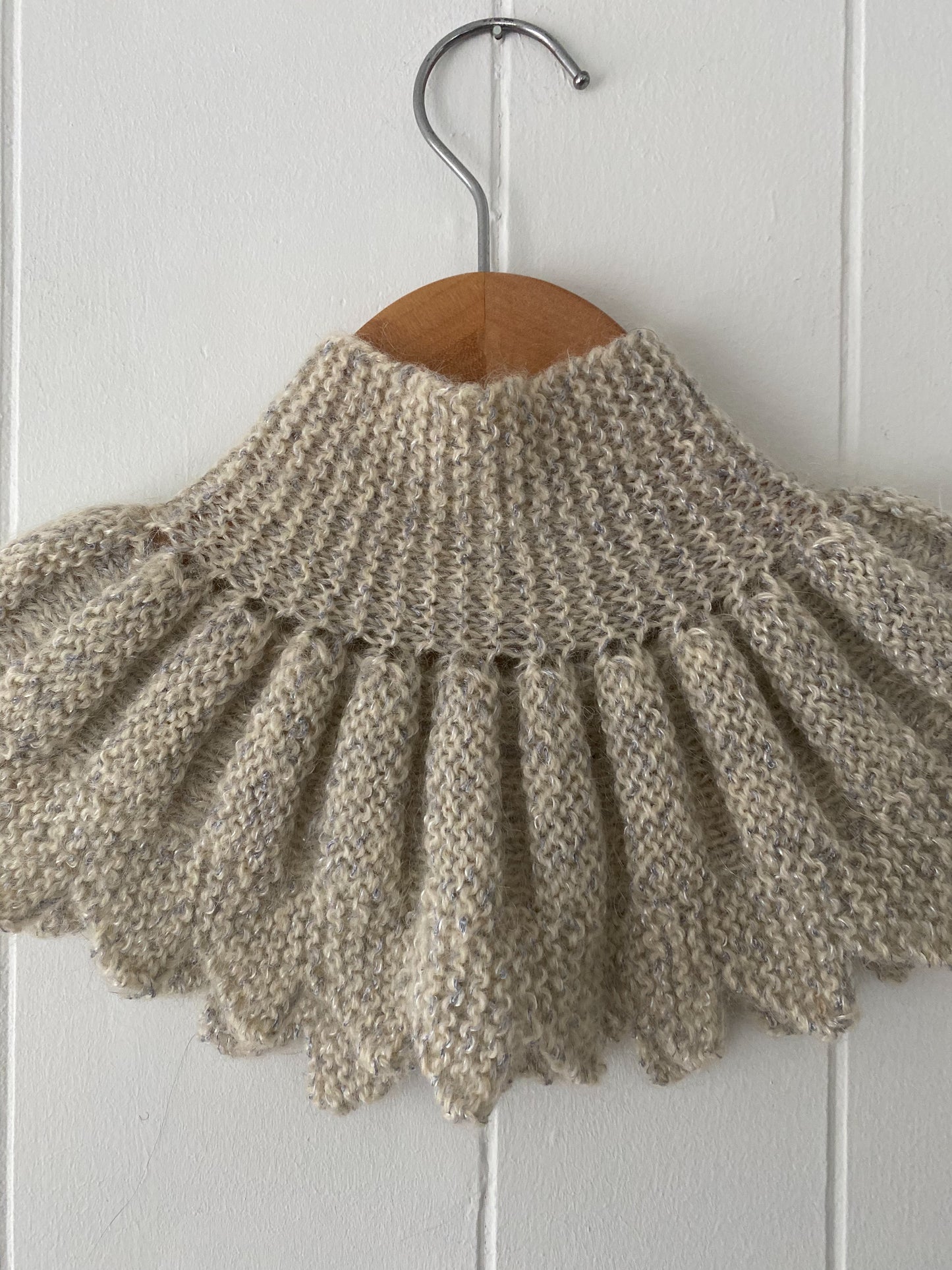 Vintage Knit Detachable Collar