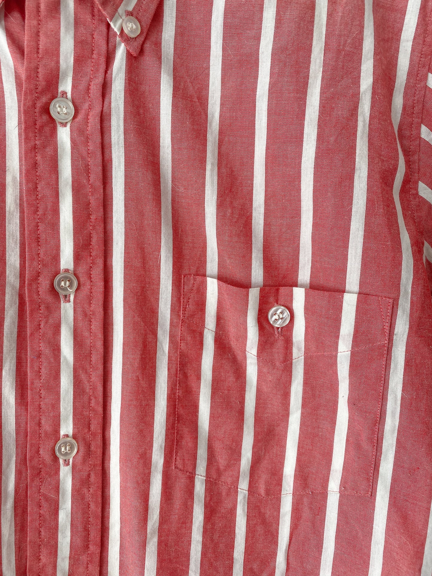(S) Vintage Striped Button Down