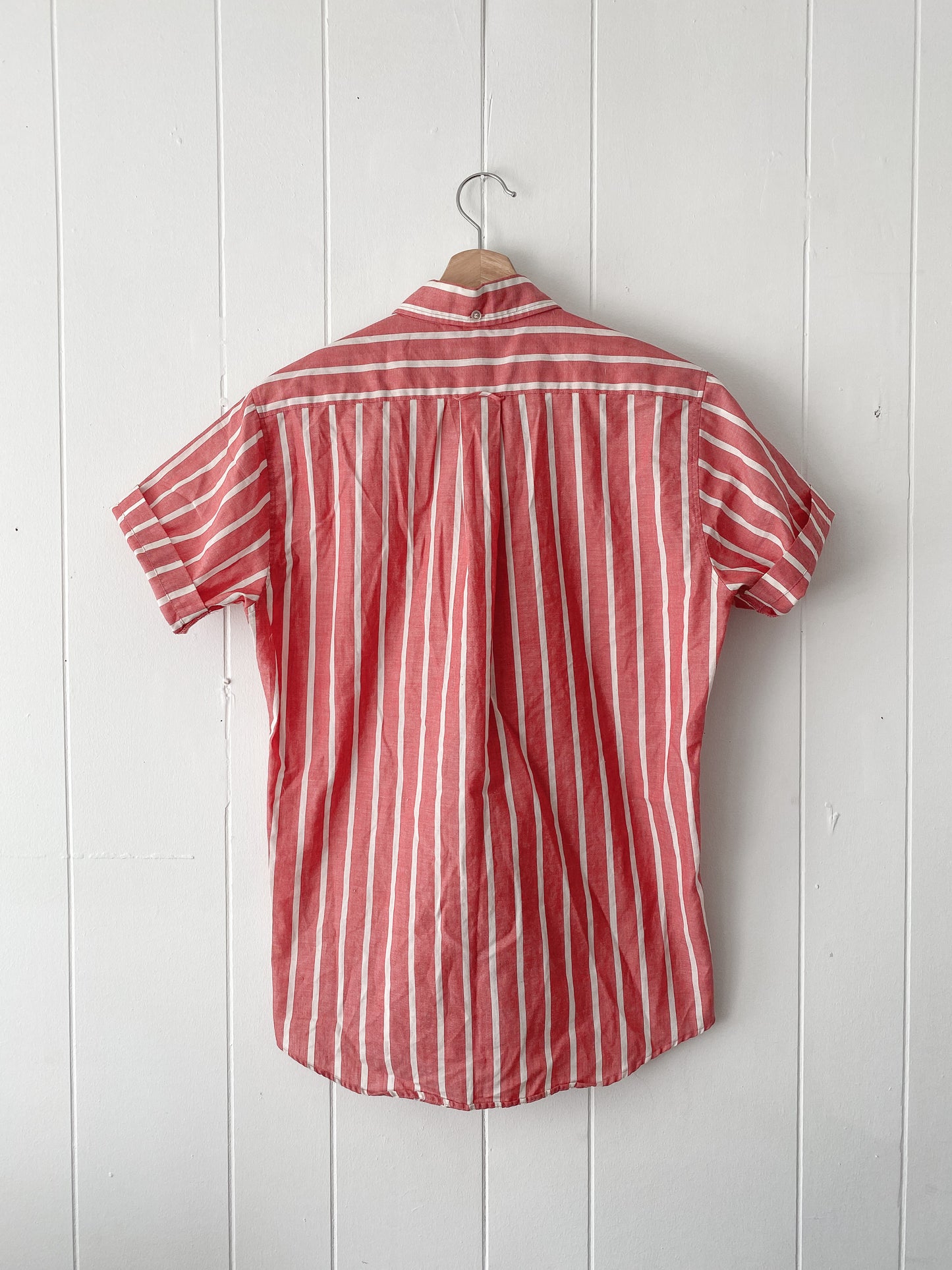(S) Vintage Striped Button Down