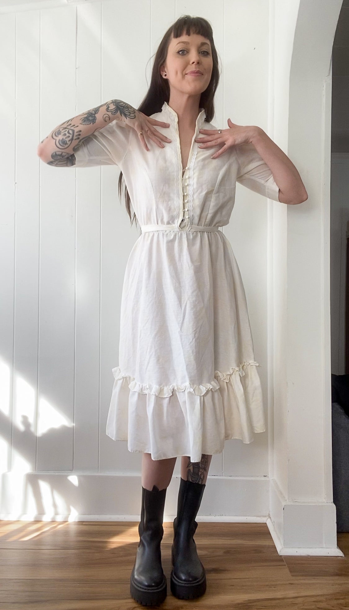 (M) Vintage Prairie Dress