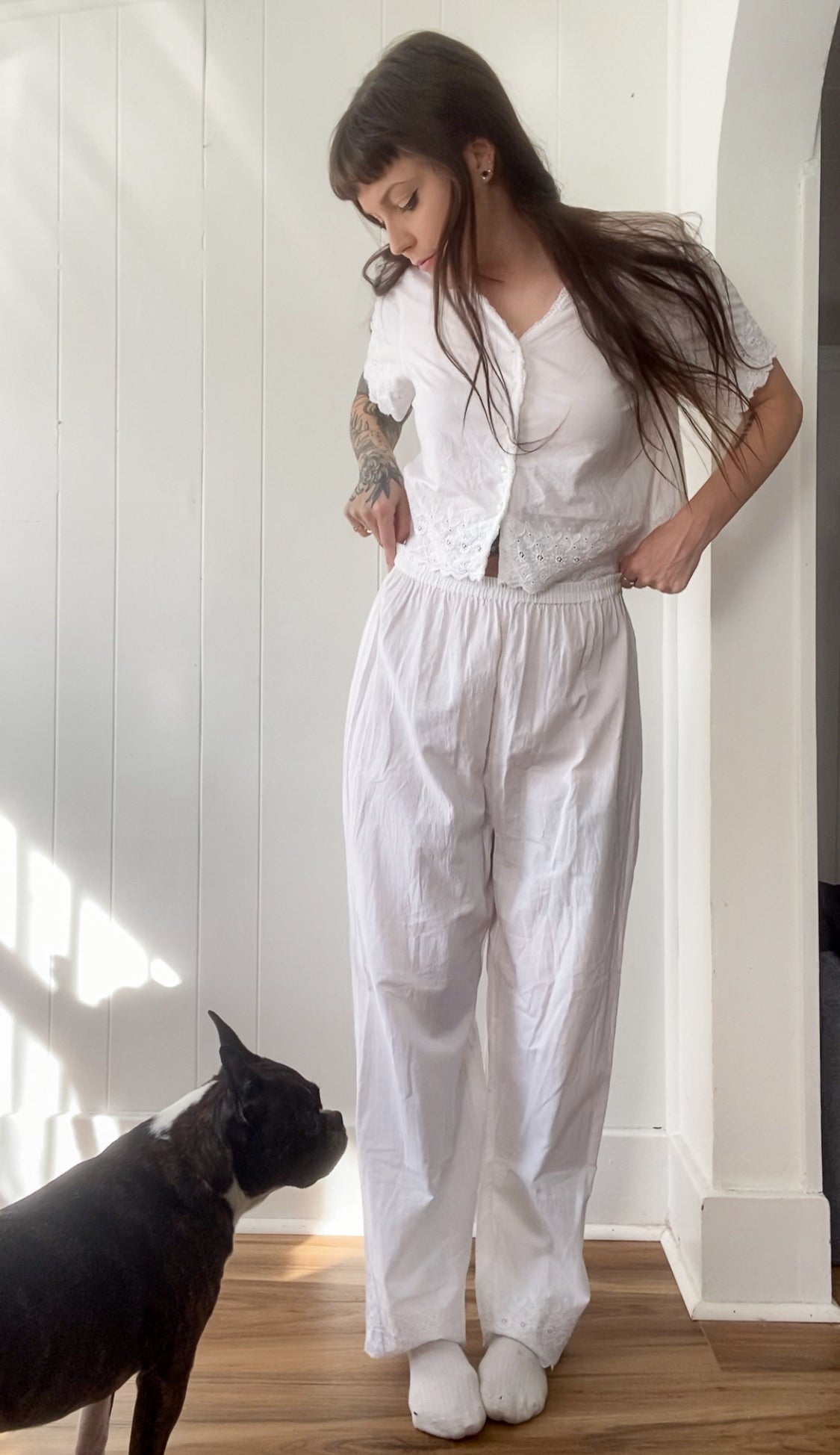 Vintage 2pc. Cotton PJ Set