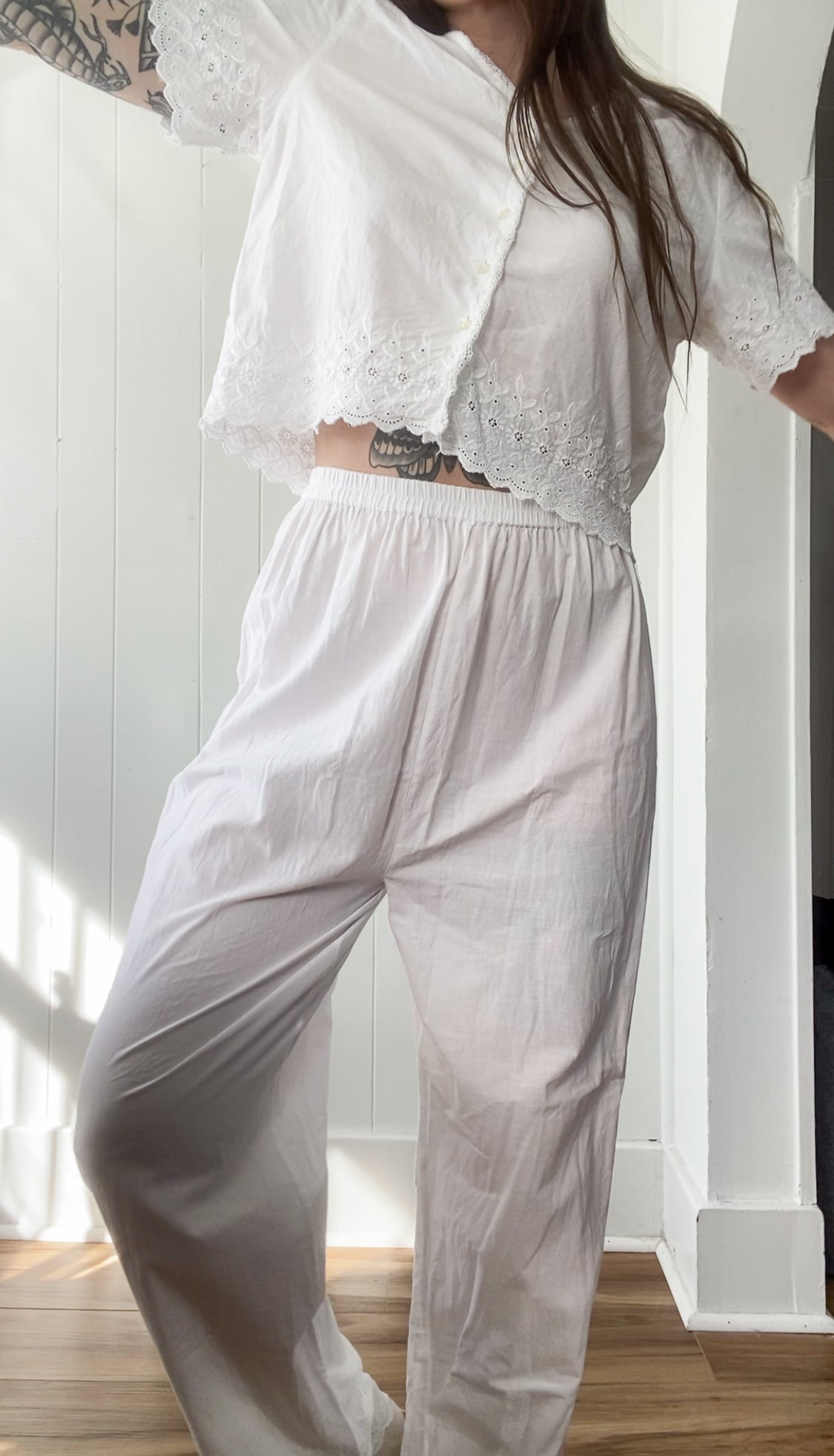 Vintage 2pc. Cotton PJ Set