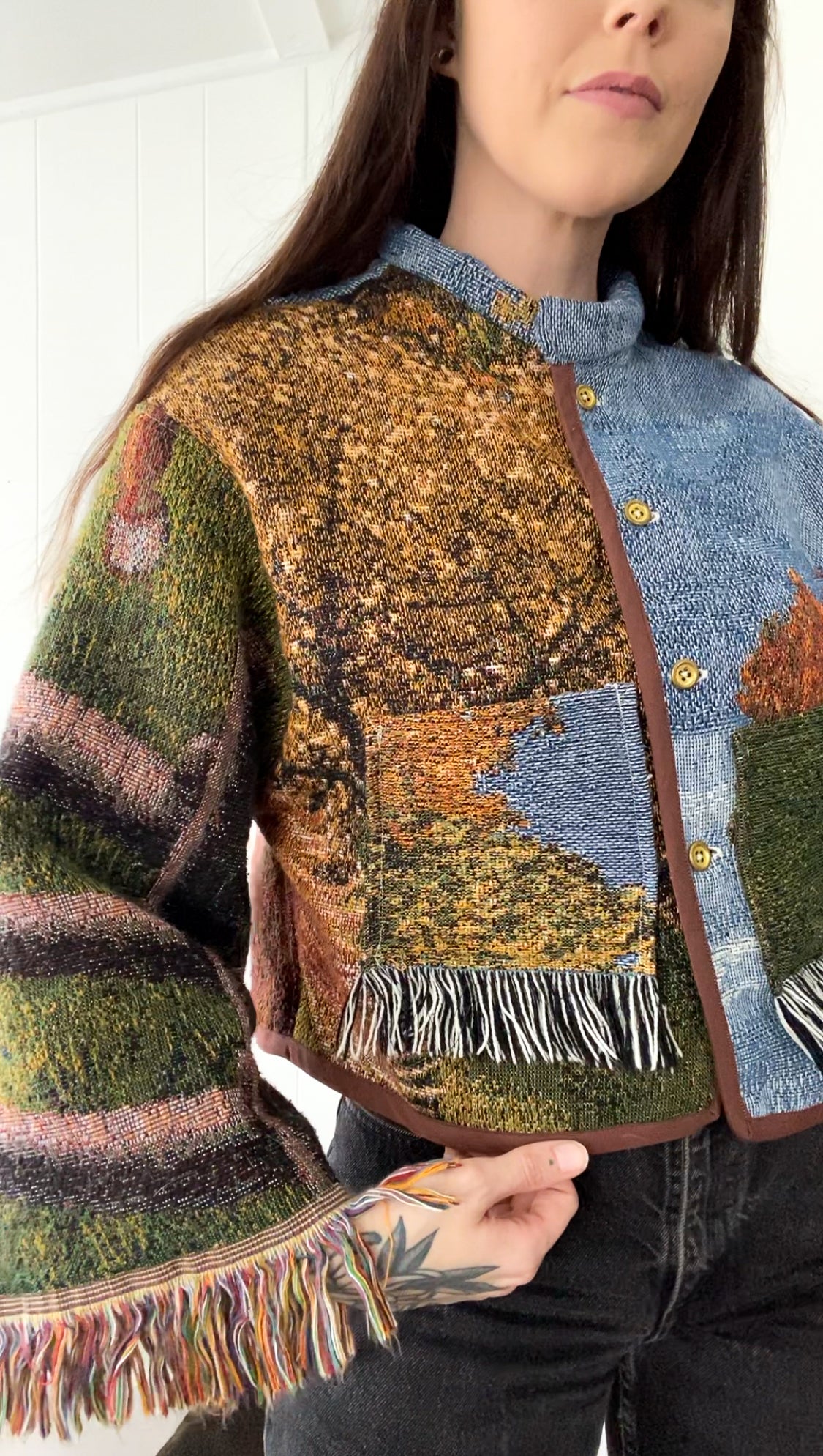 Upcycled Tapestry Jacket