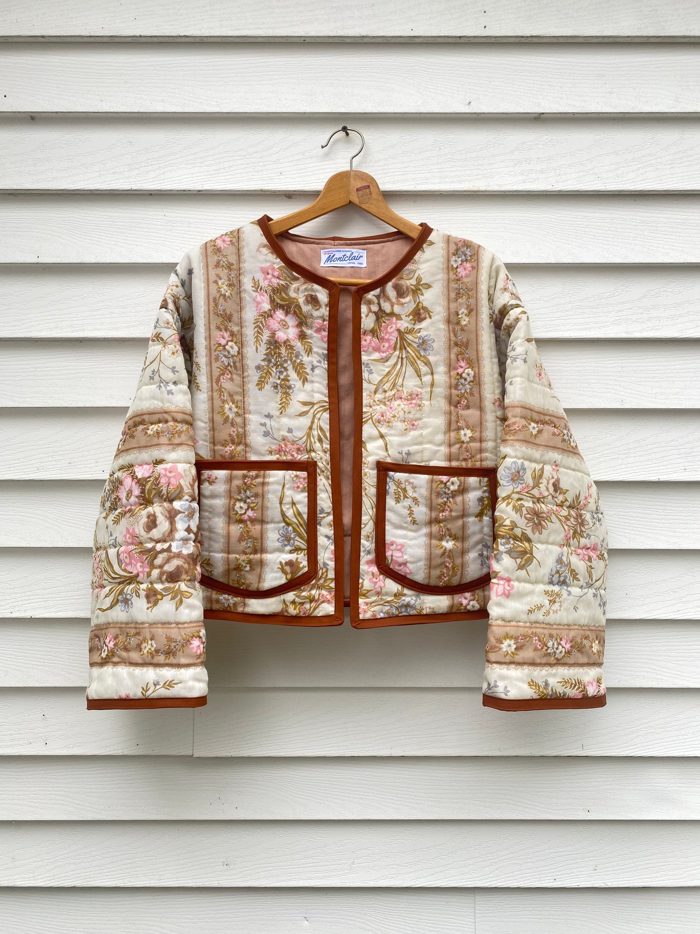 (M) Upcycled Vintage Floral Jacket