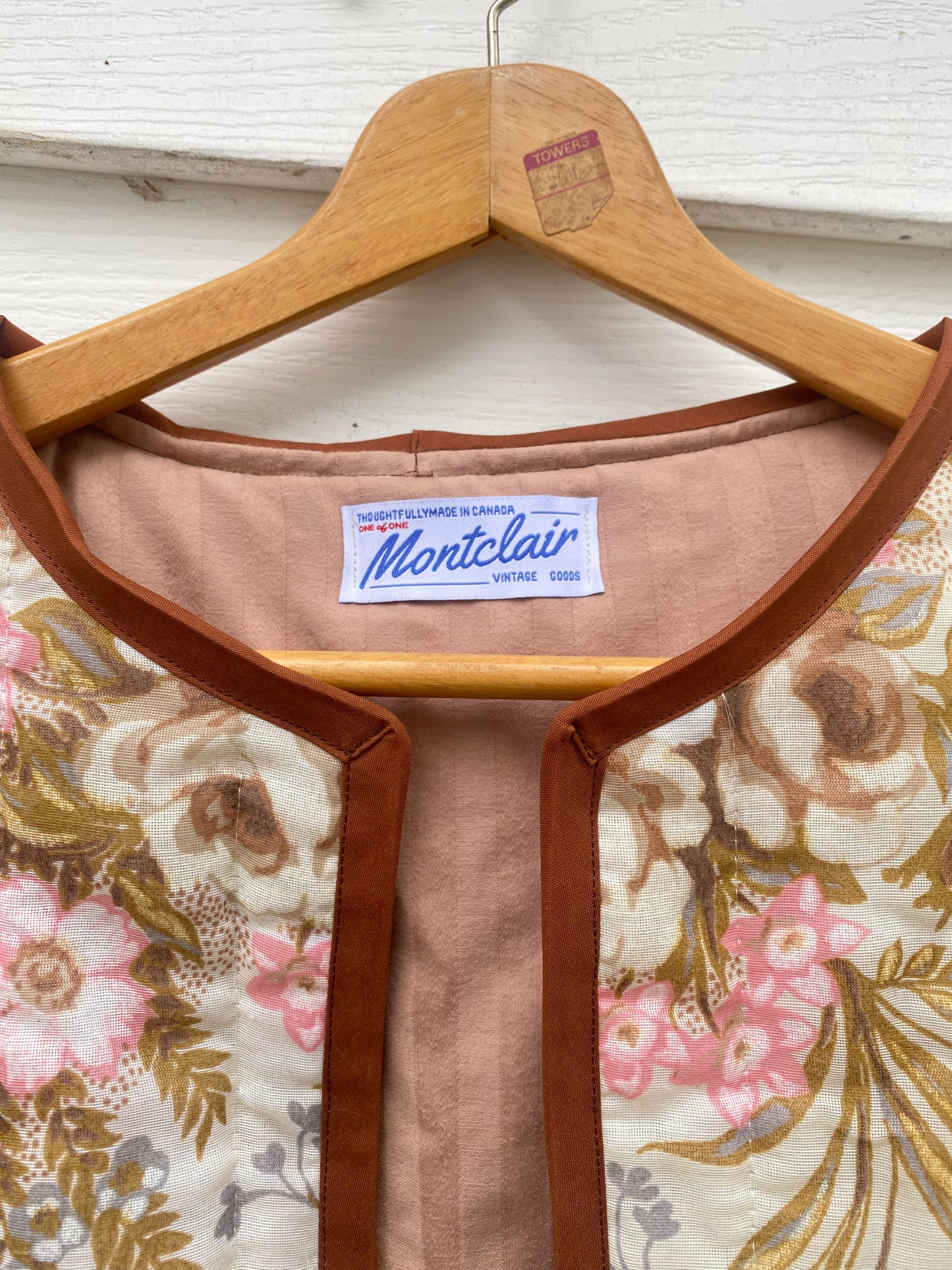 (M) Upcycled Vintage Floral Jacket