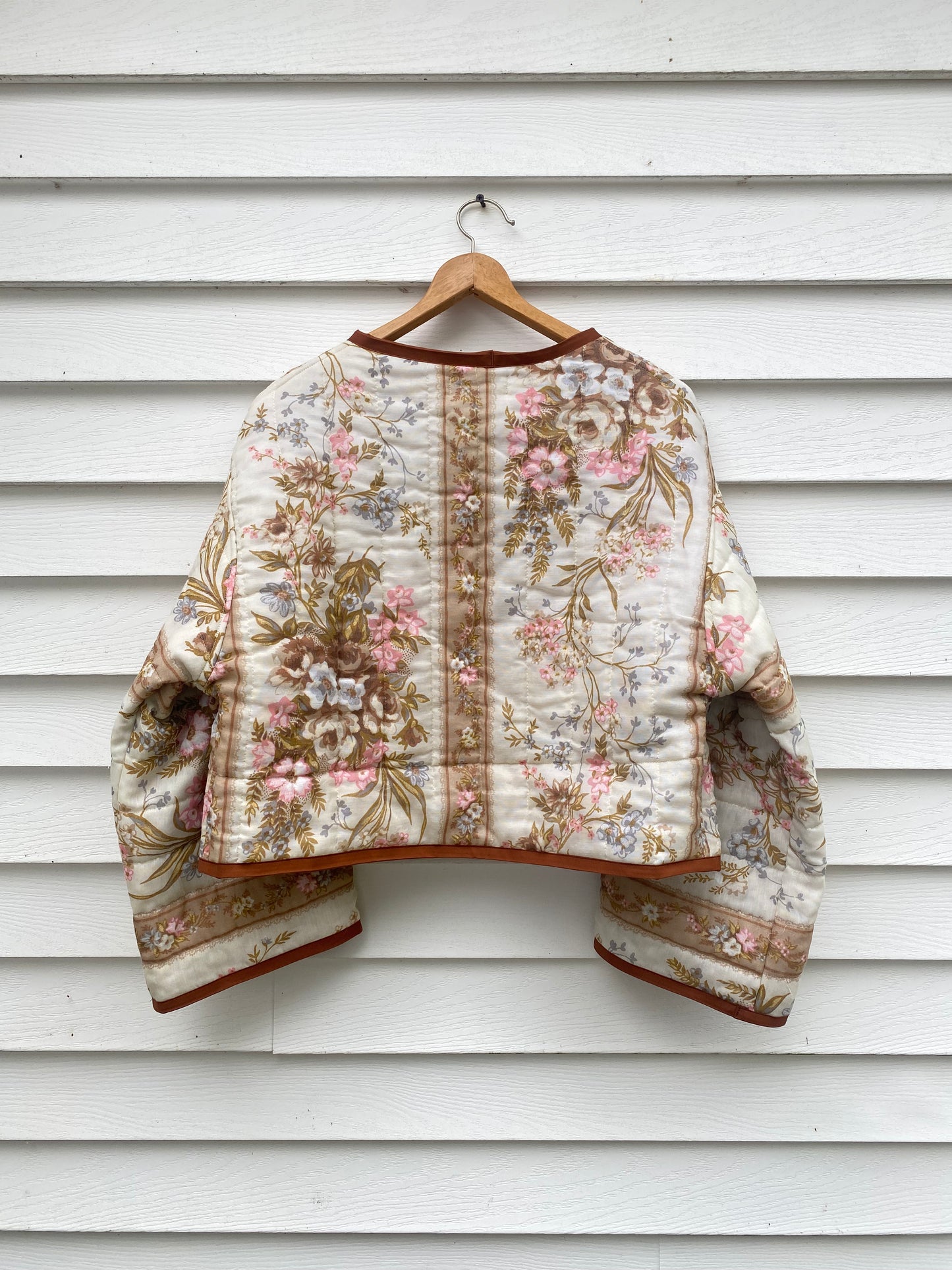 (M) Upcycled Vintage Floral Jacket