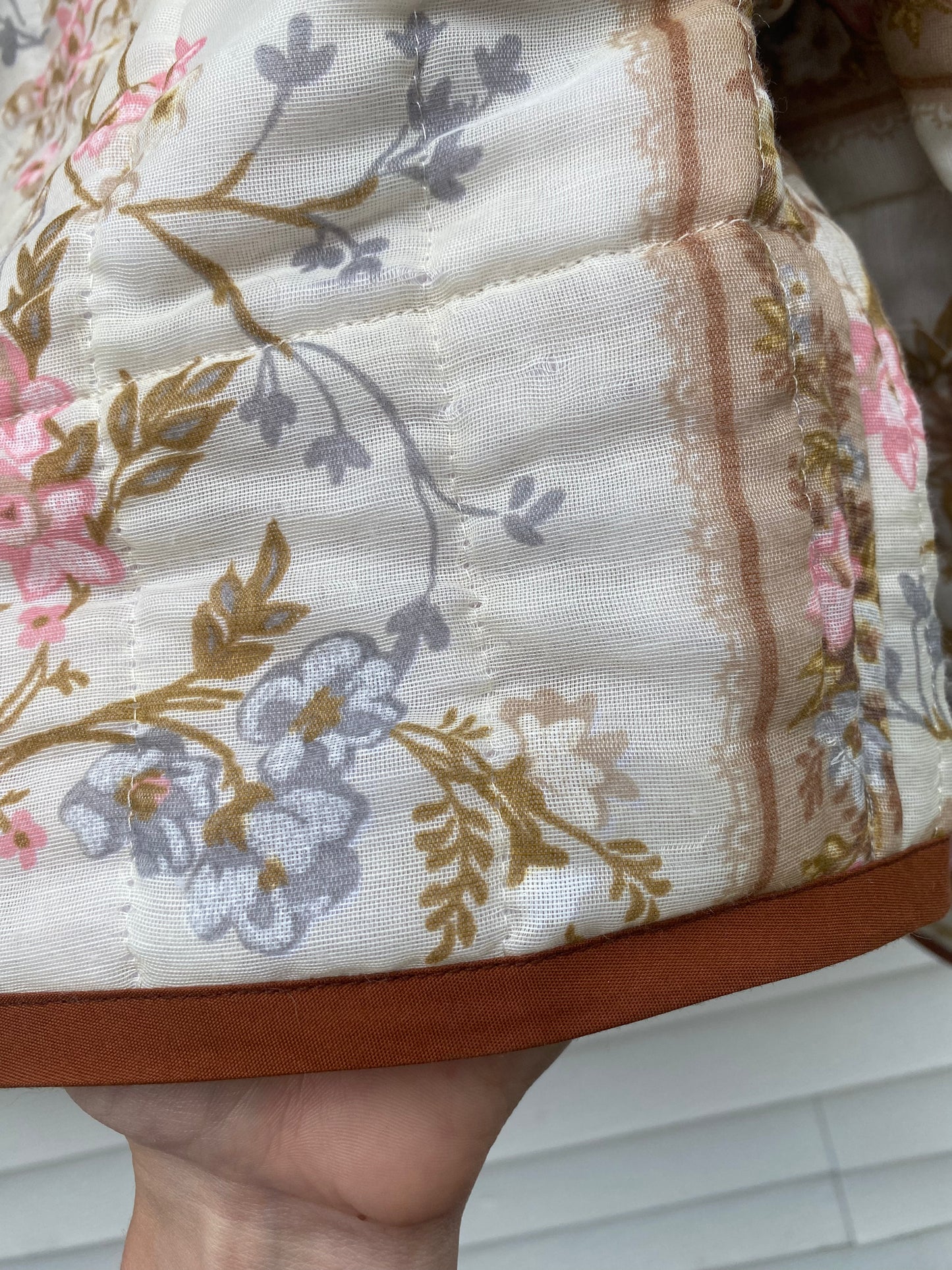 (M) Upcycled Vintage Floral Jacket