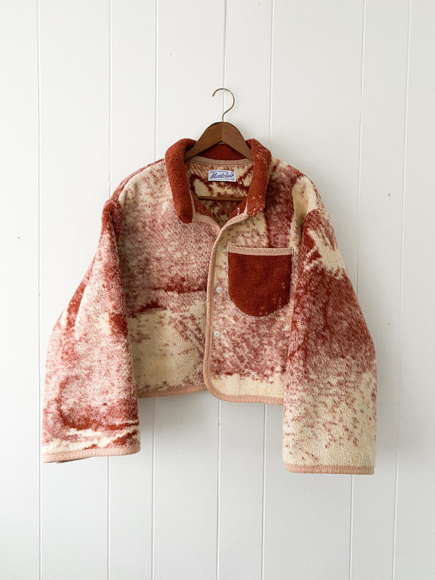 (S/M) Upcycled Horse Blanket Coat