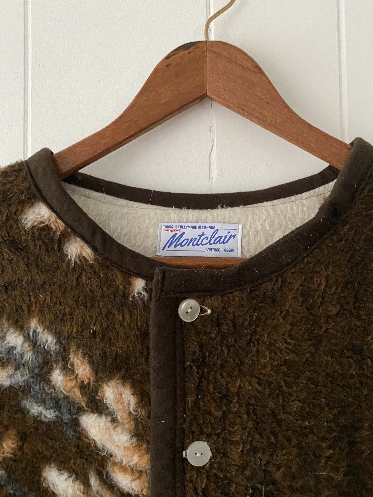 (S/M) Upcycled Deer Blanket Coat