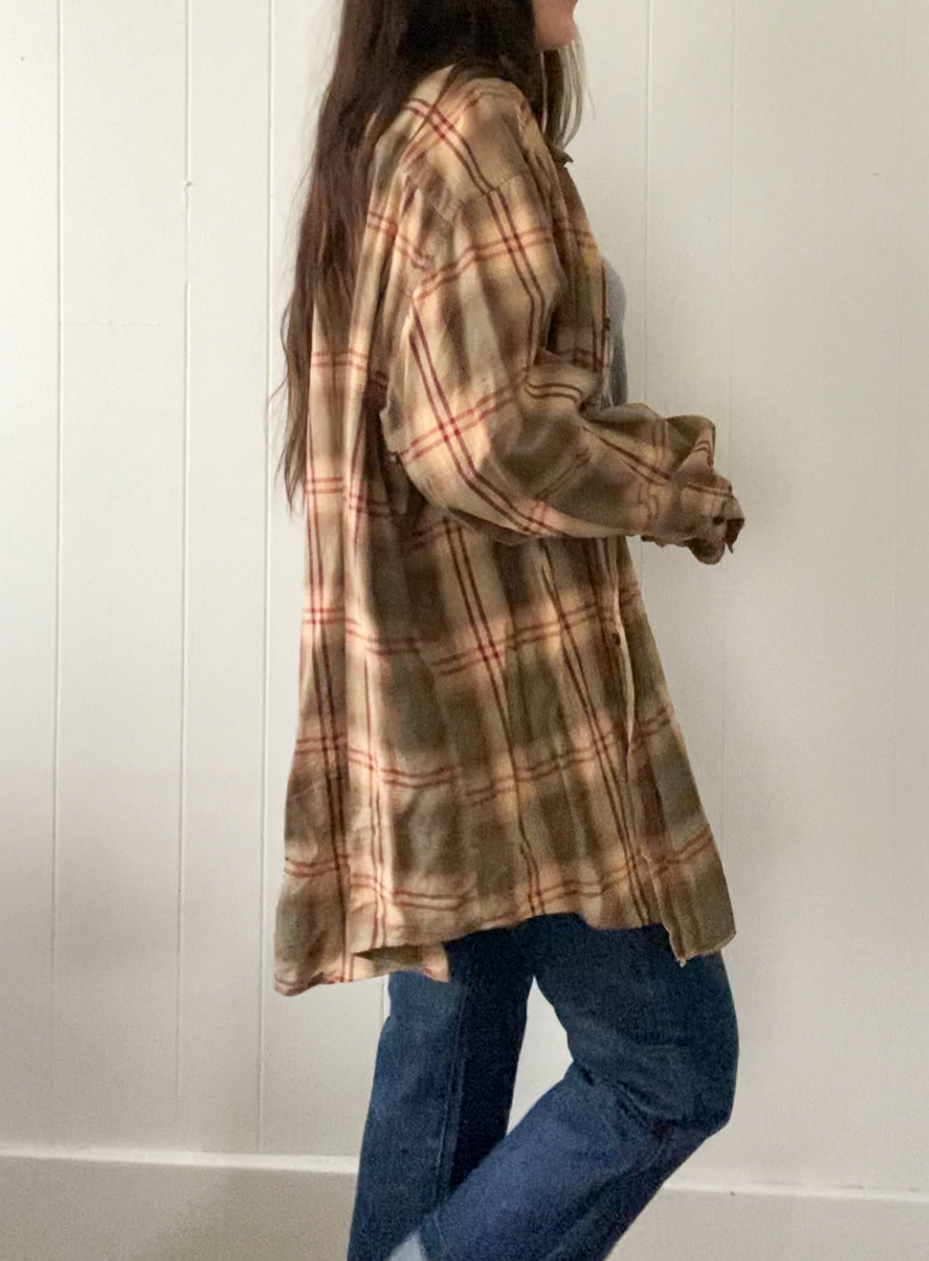 (3XL) St. John's Bay Plaid Button Down