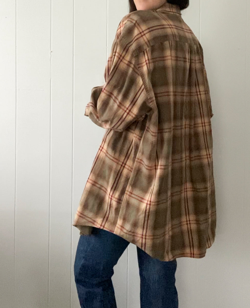 (3XL) St. John's Bay Plaid Button Down