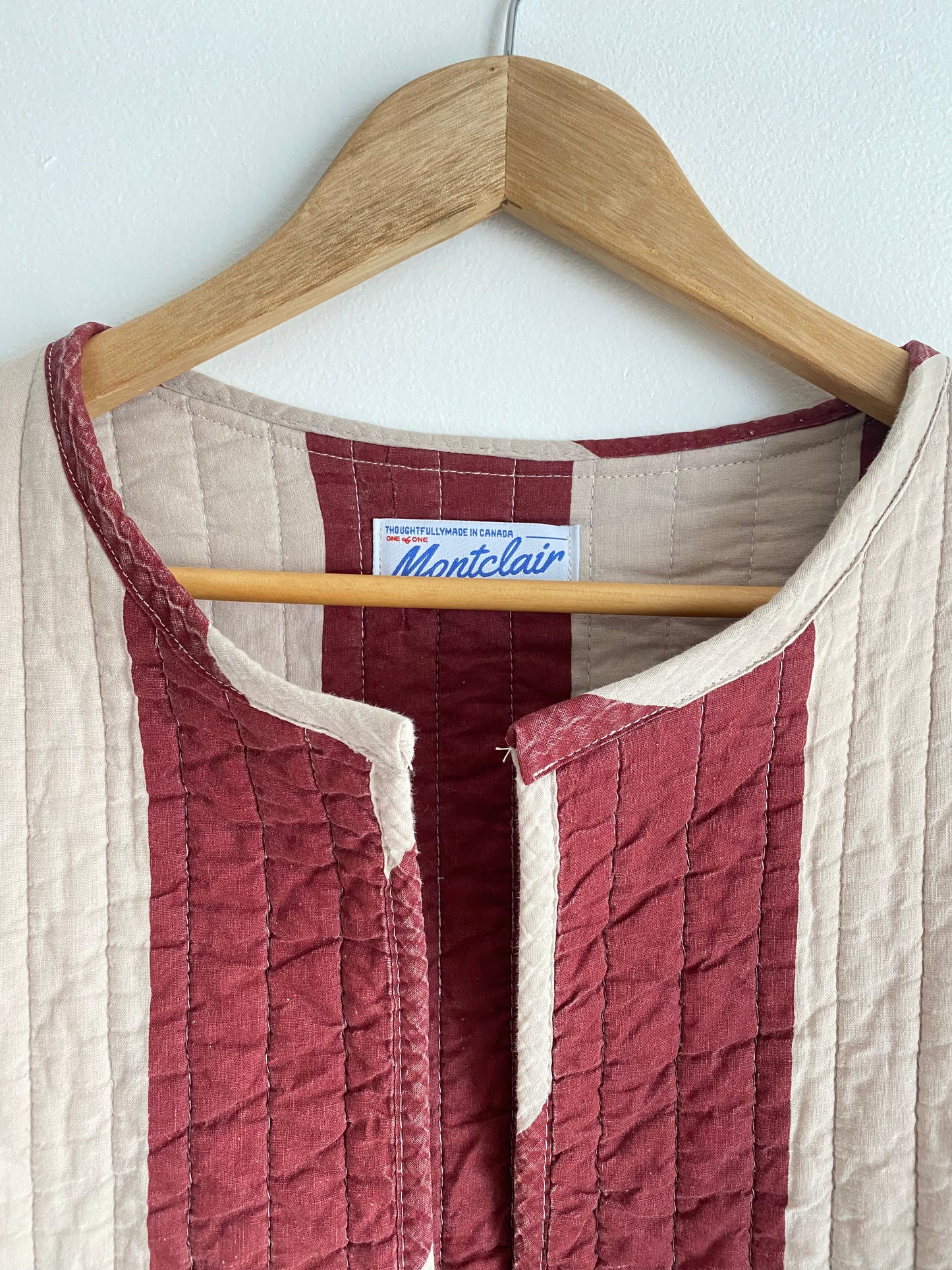Upcycled Vintage Striped Jacket
