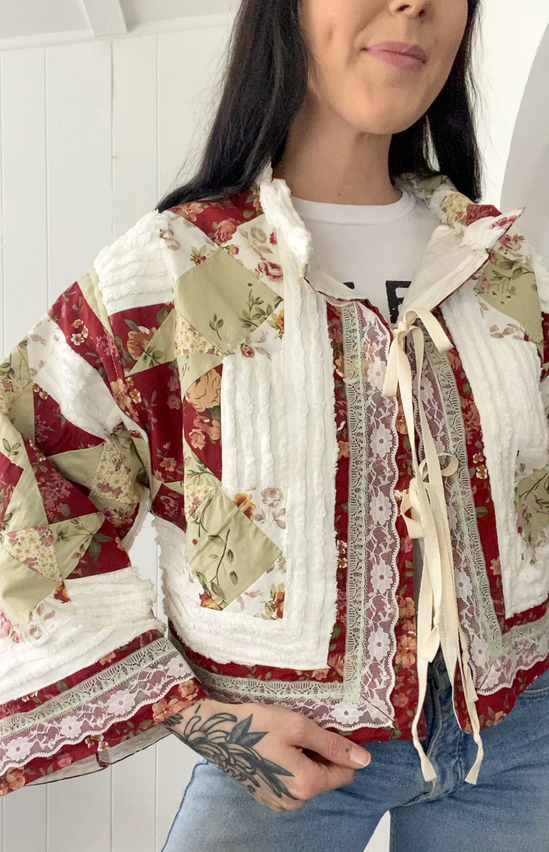 Upcycled Vintage Patchwork Jacket (Lightweight)