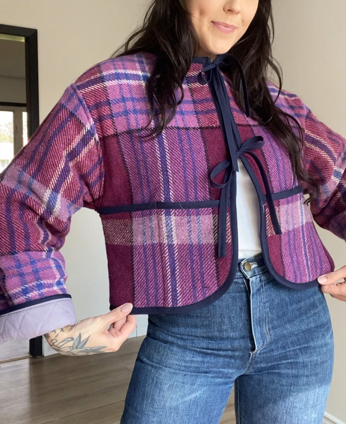 Upcycled Vintage Blanket Coat