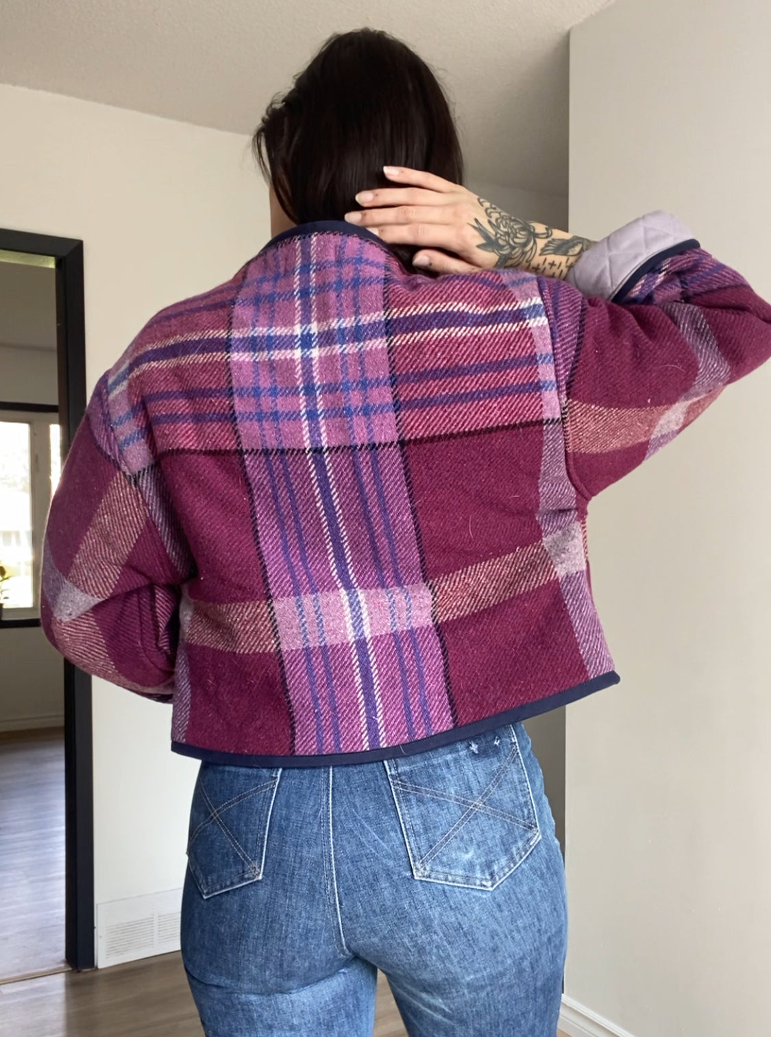 Upcycled Vintage Blanket Coat