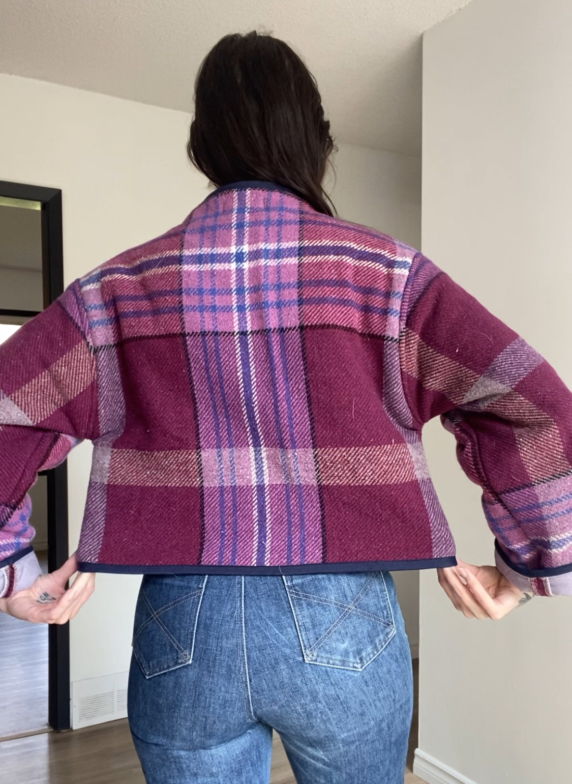 Upcycled Vintage Blanket Coat