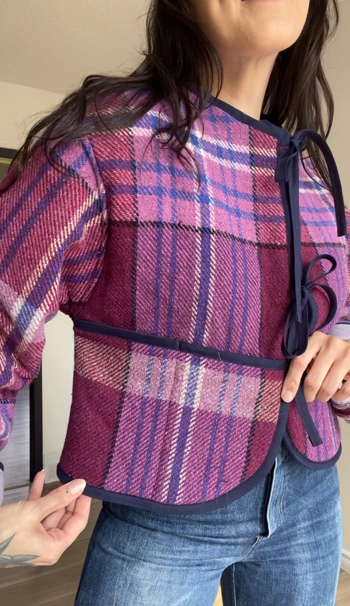 Upcycled Vintage Blanket Coat