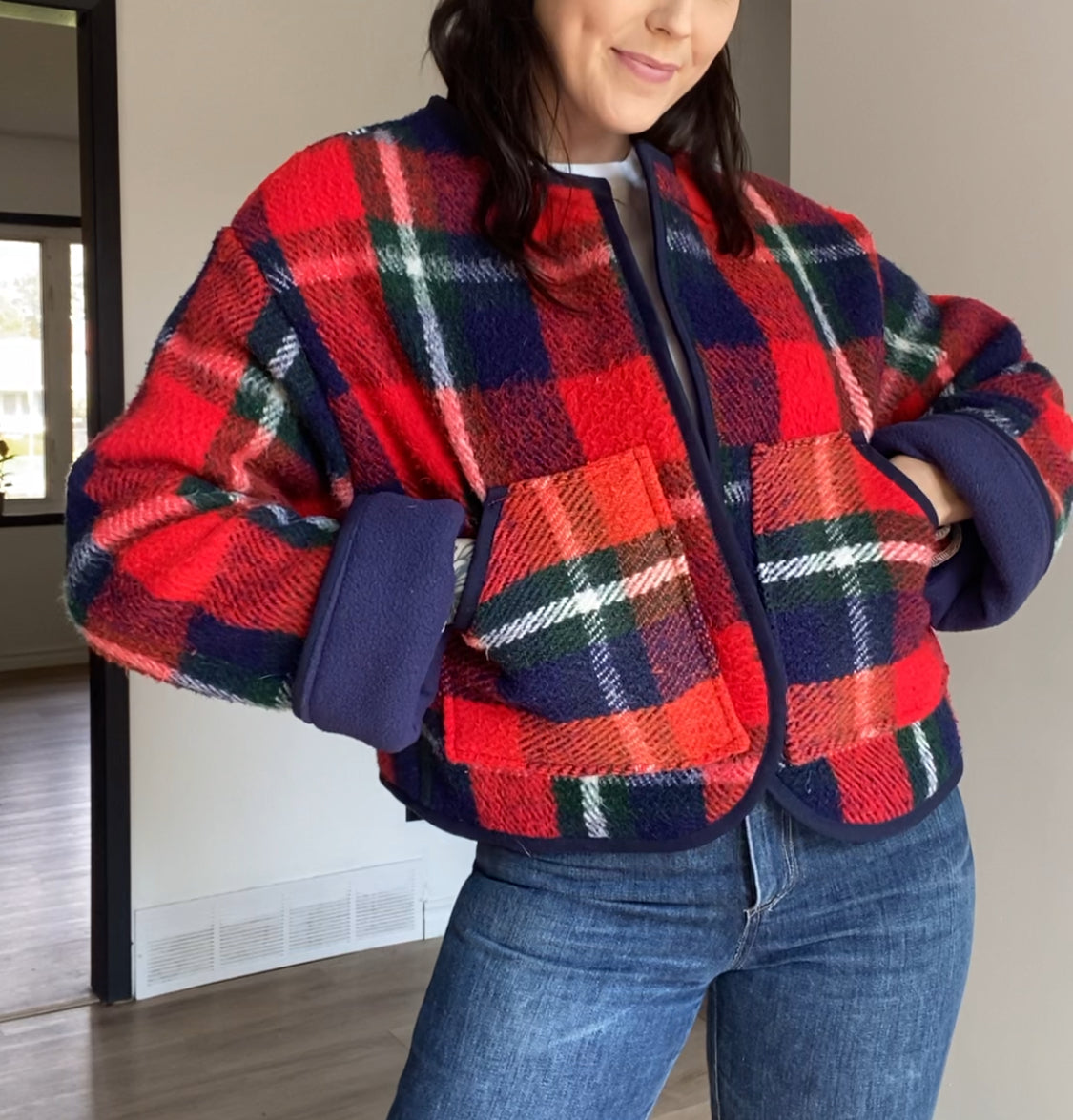 Upcycled Vintage Blanket Coat