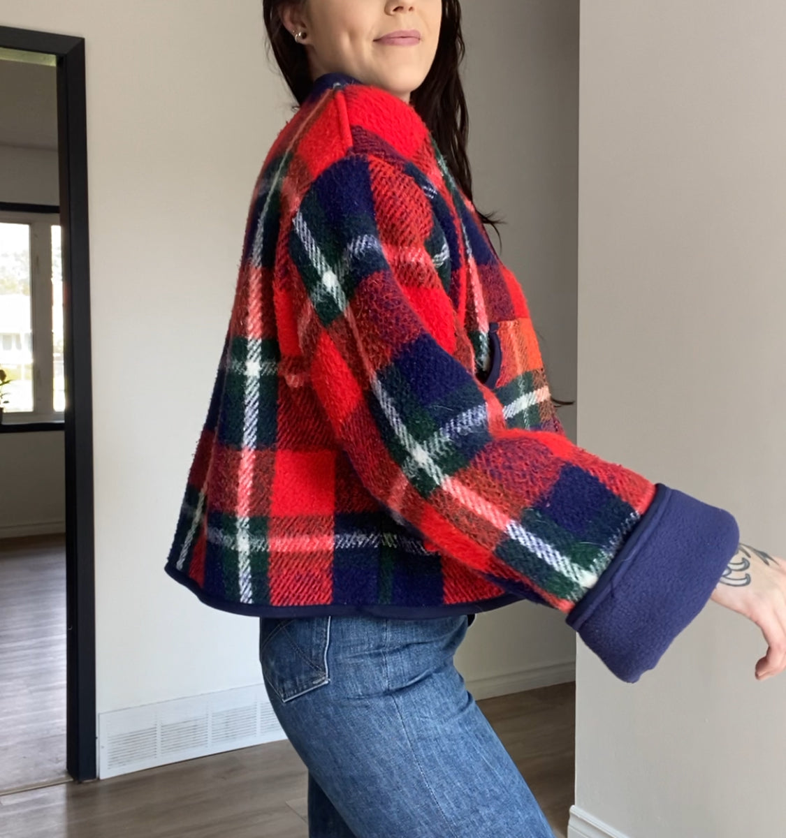 Upcycled Vintage Blanket Coat