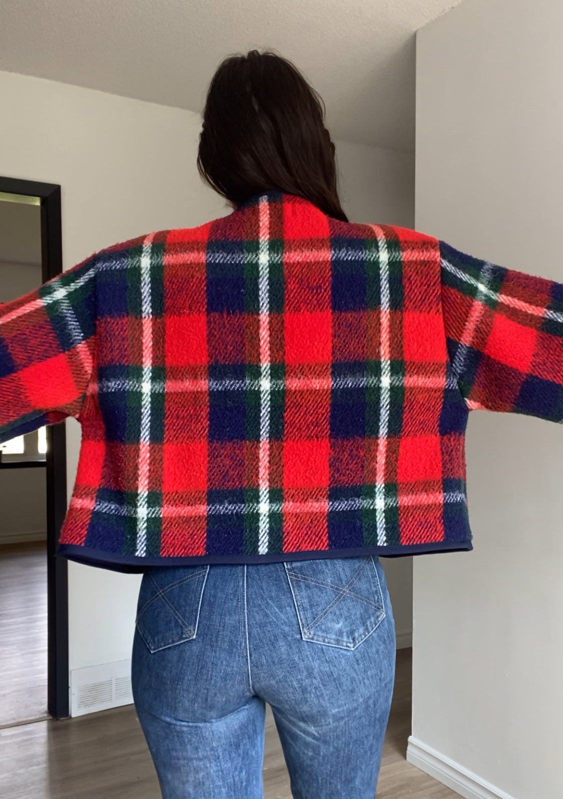 Upcycled Vintage Blanket Coat
