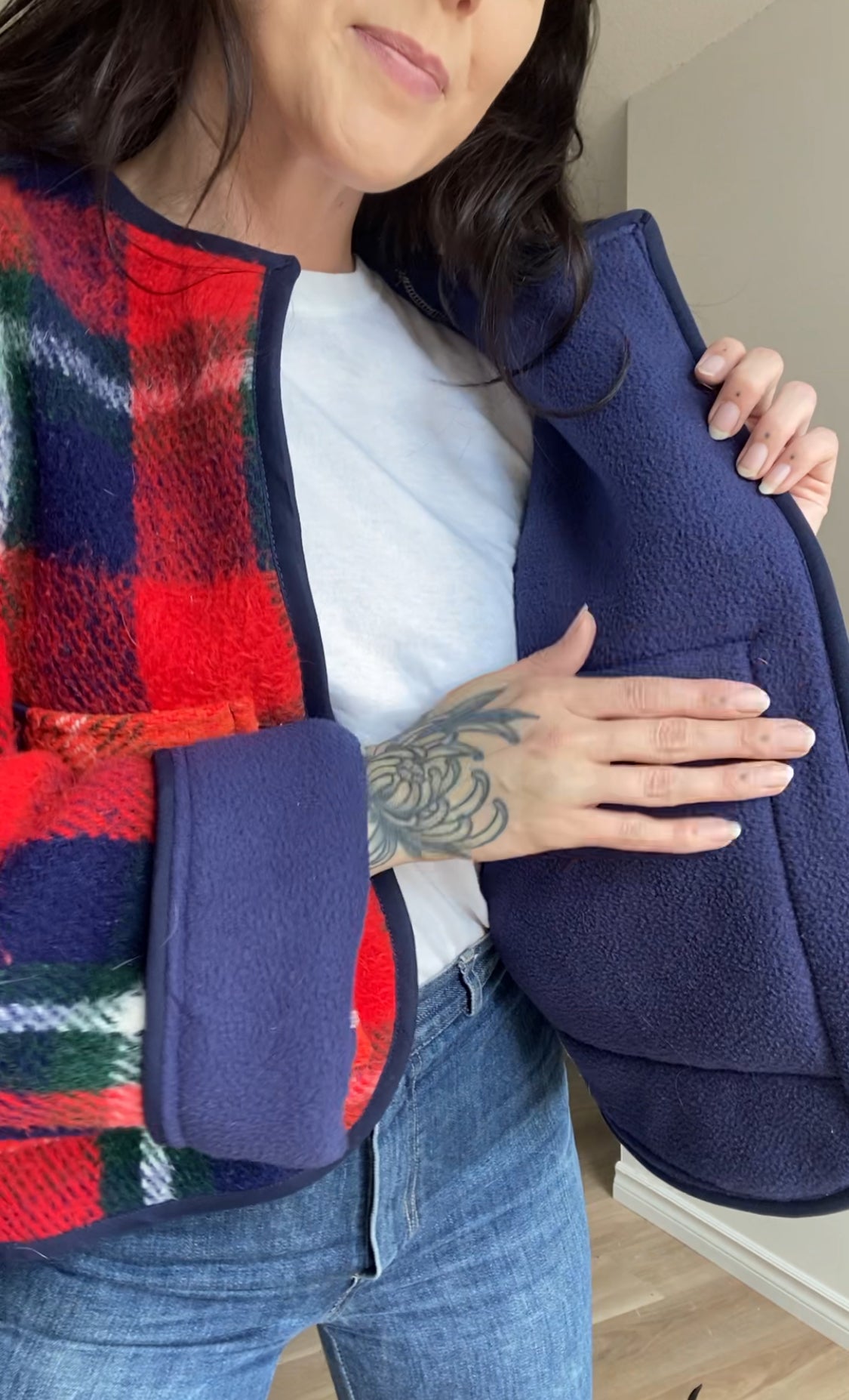Upcycled Vintage Blanket Coat