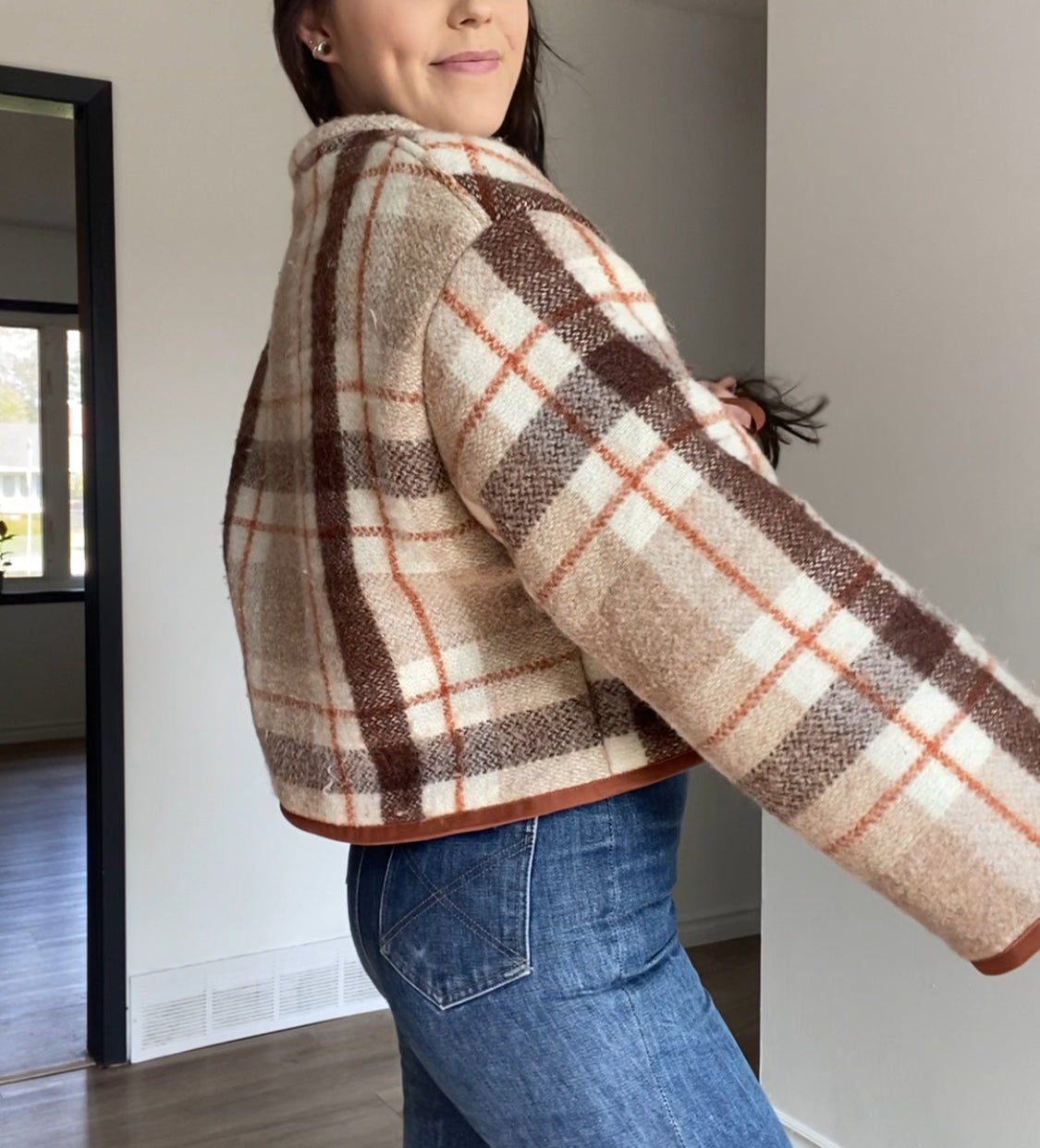 Upcycled Vintage Blanket Coat