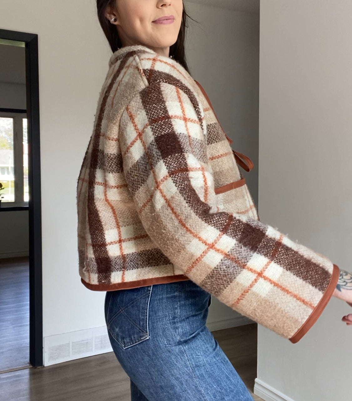 Upcycled Vintage Blanket Coat