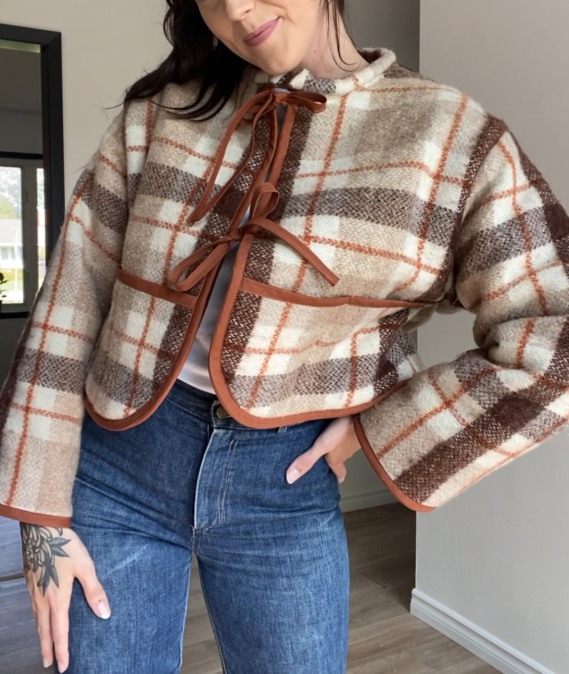 Upcycled Vintage Blanket Coat