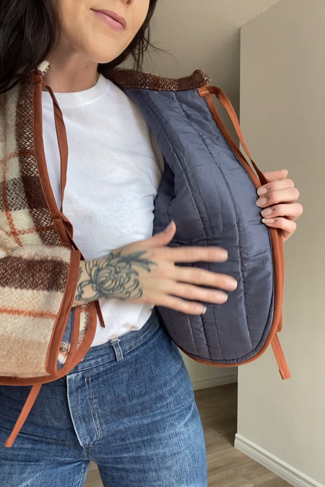 Upcycled Vintage Blanket Coat