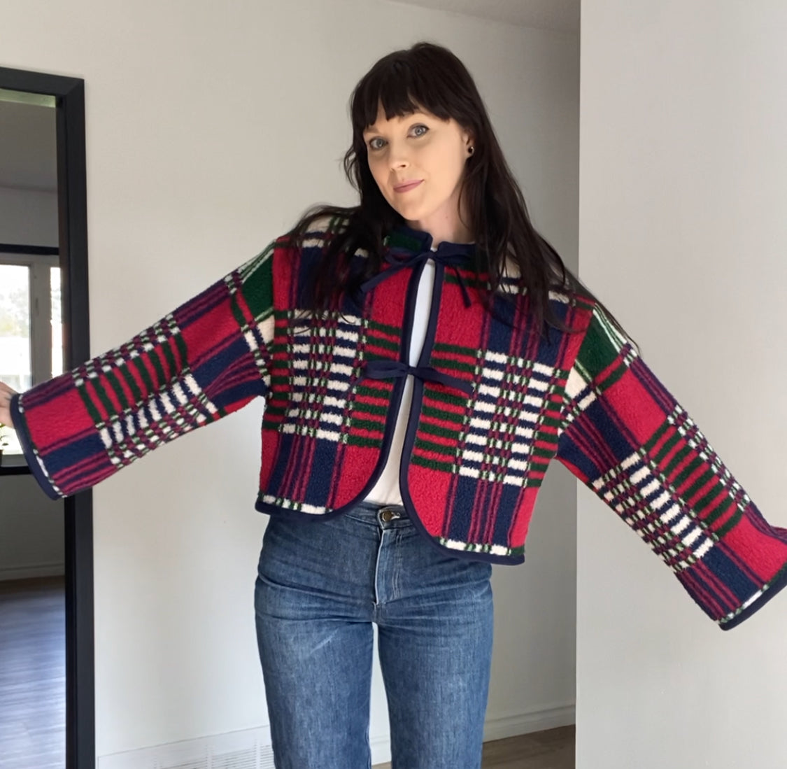 Upcycled Vintage Blanket Coat