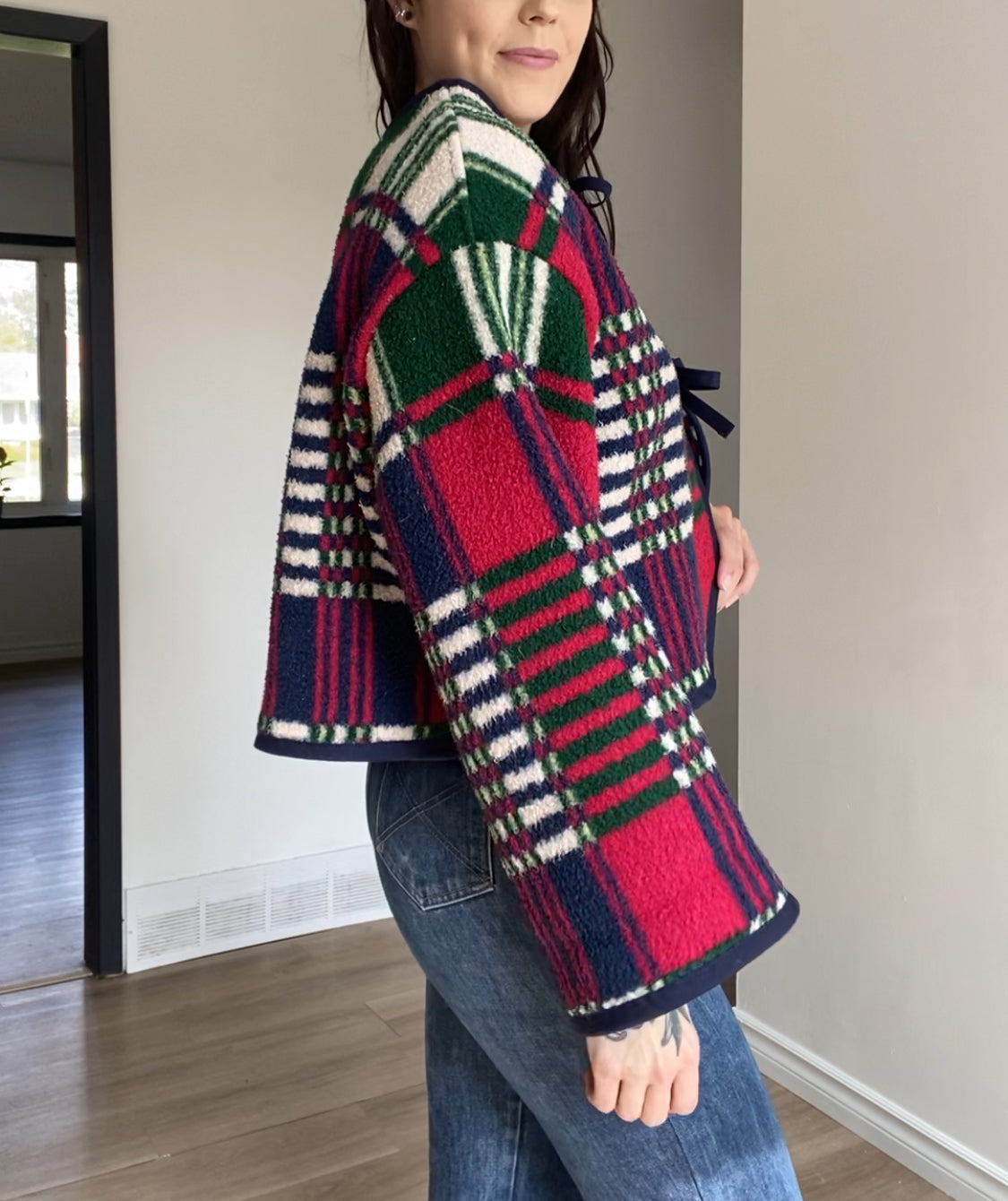 Upcycled Vintage Blanket Coat