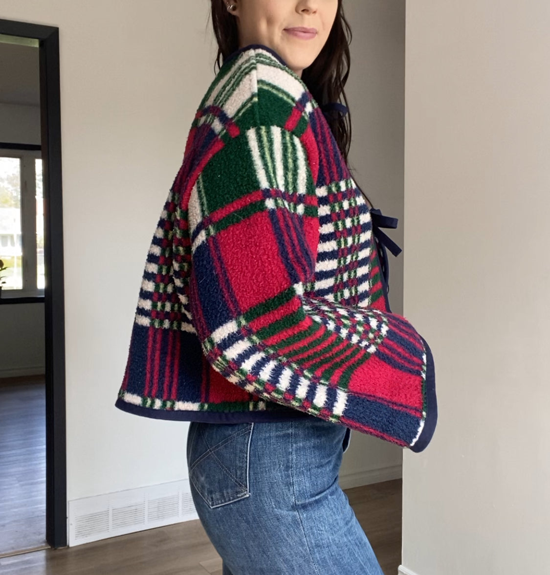 Upcycled Vintage Blanket Coat