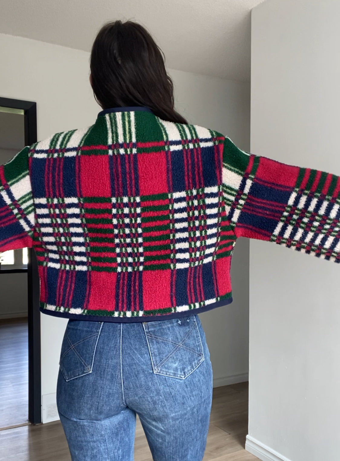 Upcycled Vintage Blanket Coat