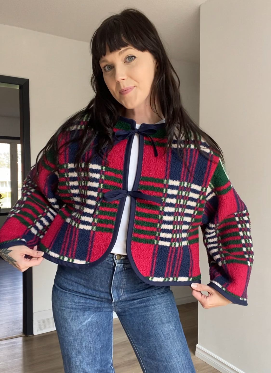 Upcycled Vintage Blanket Coat