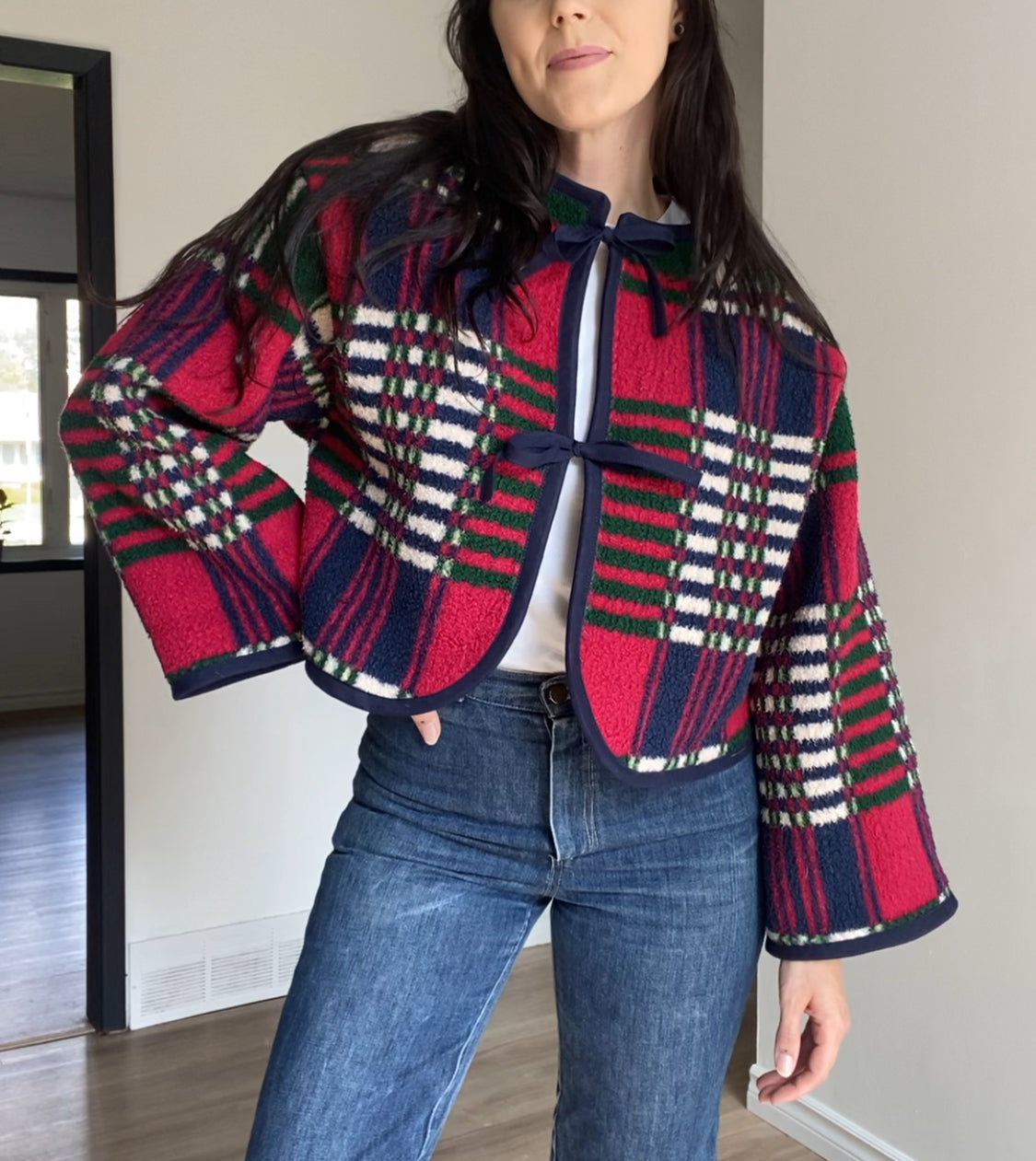 Upcycled Vintage Blanket Coat
