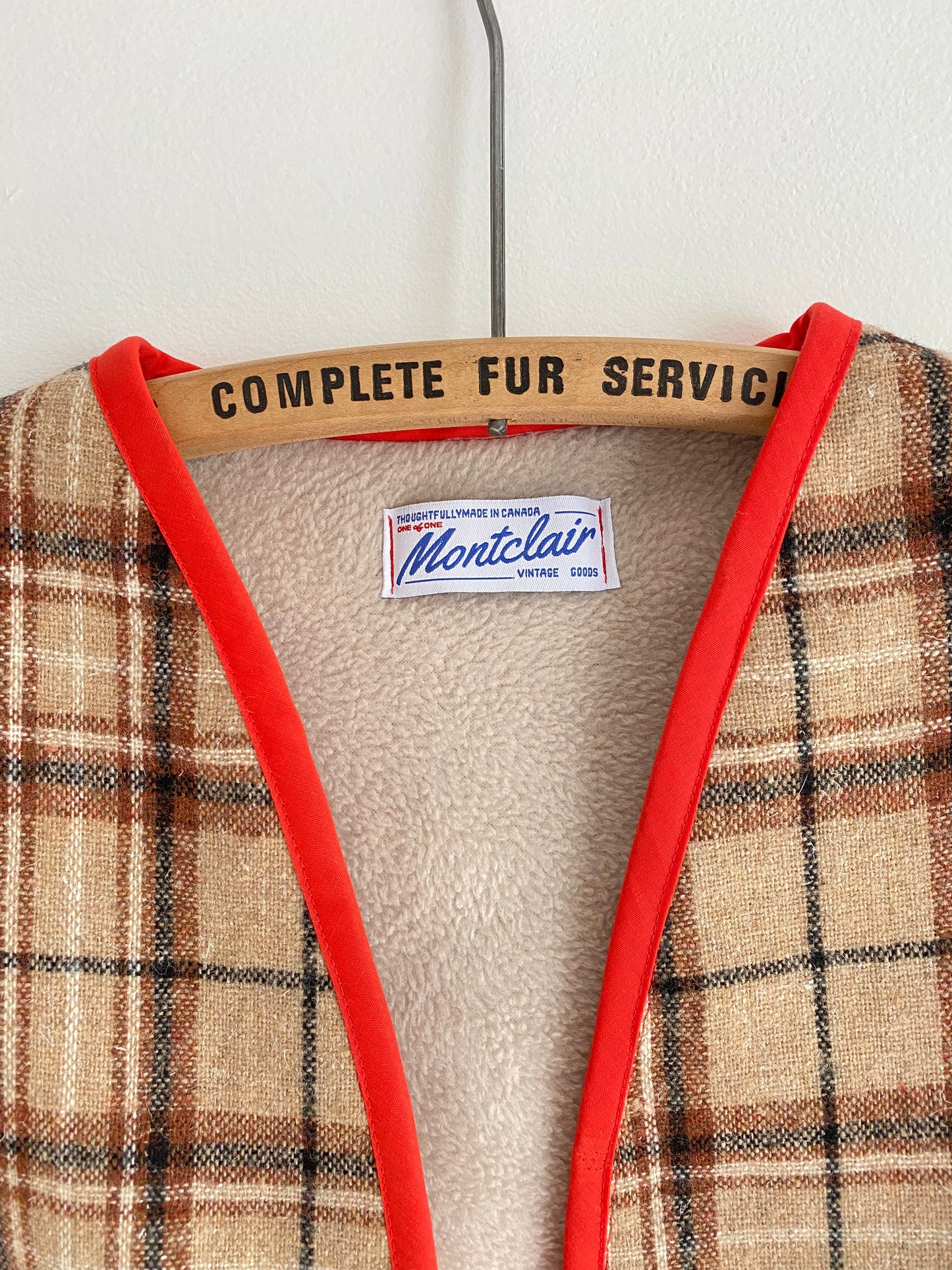 Upcycled Tie-Front Vest